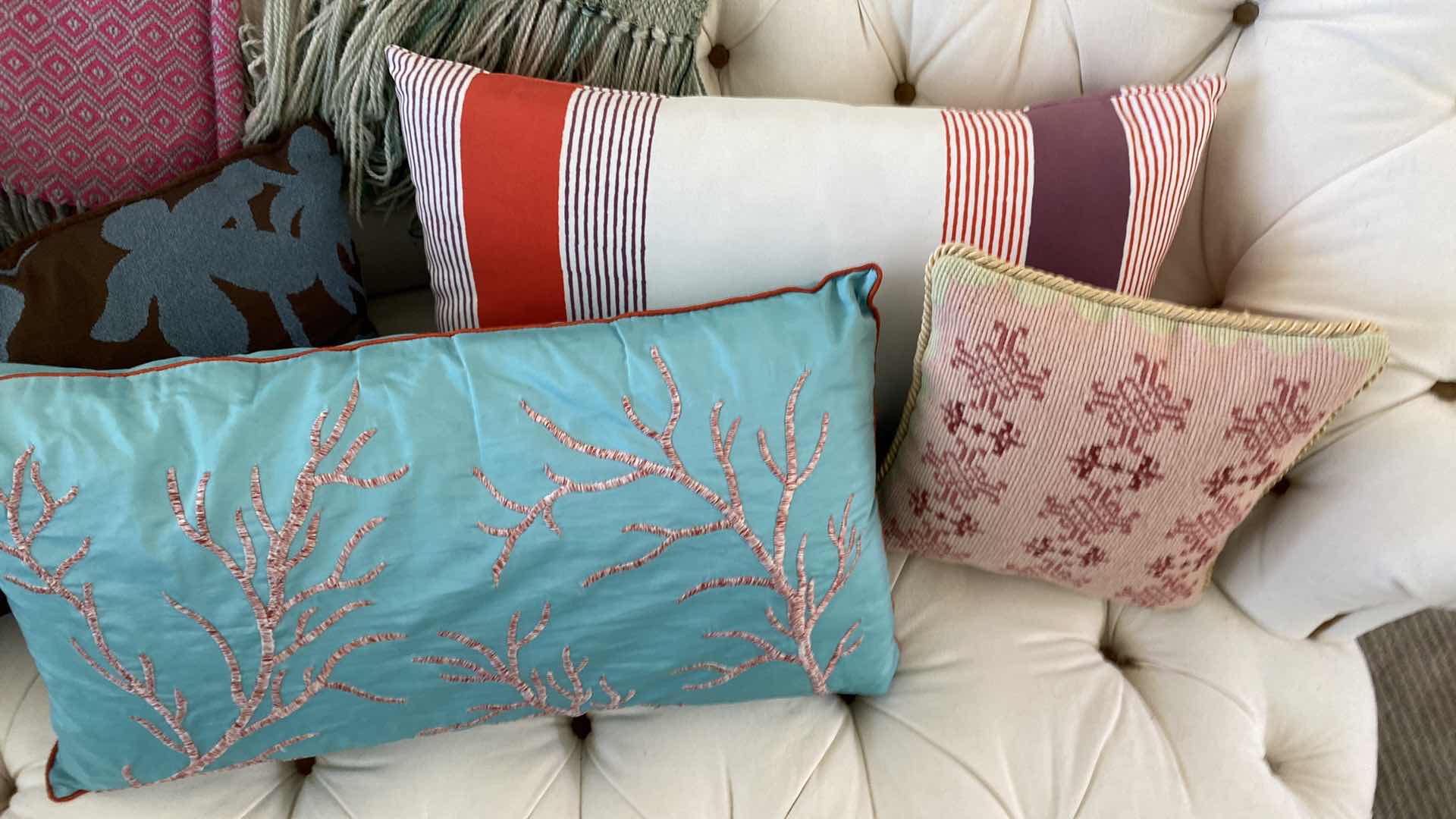 Photo 1 of 2 THROWS AND TOSS PILLOWS