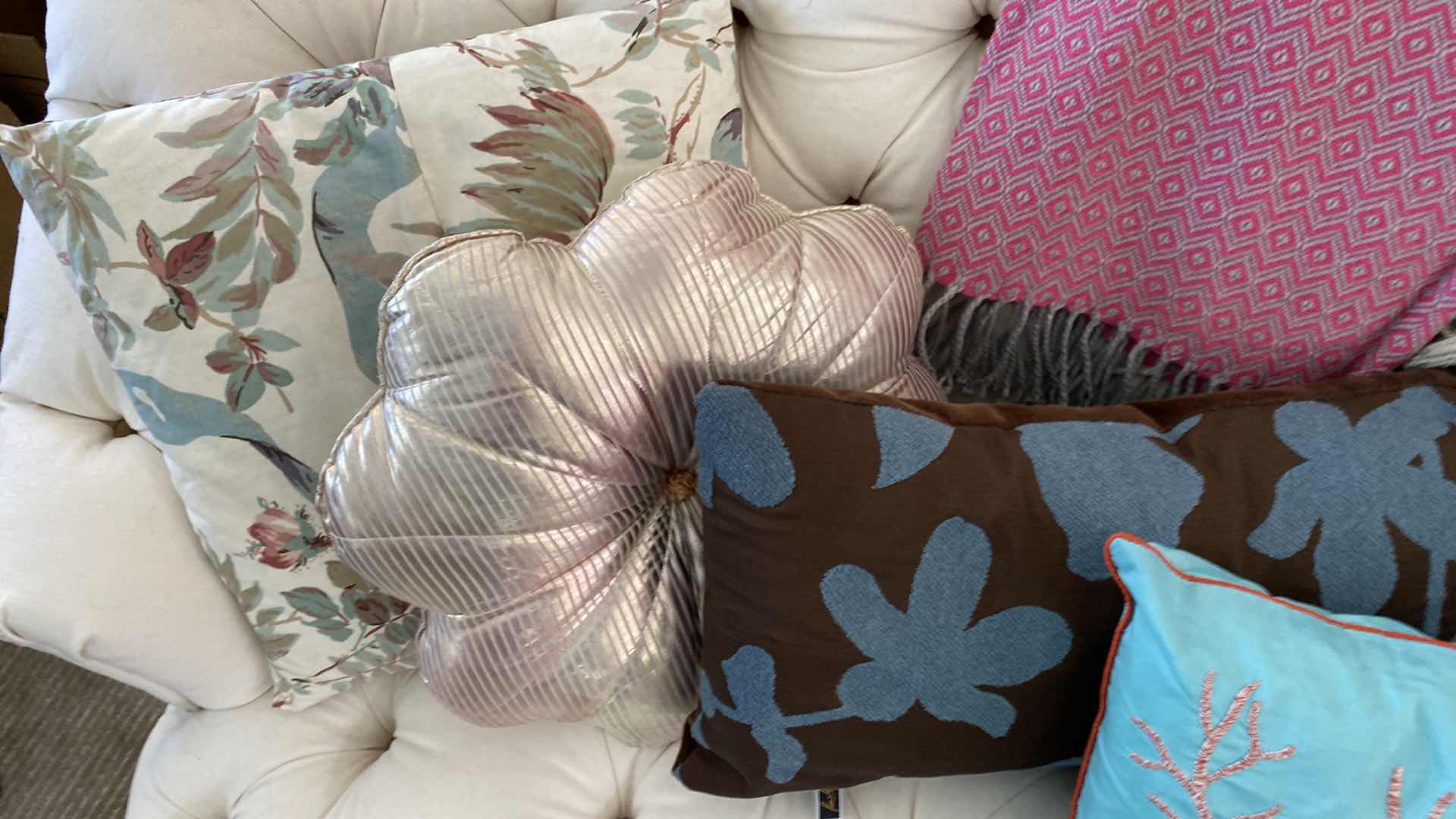 Photo 1 of 2 THROWS AND TOSS PILLOWS