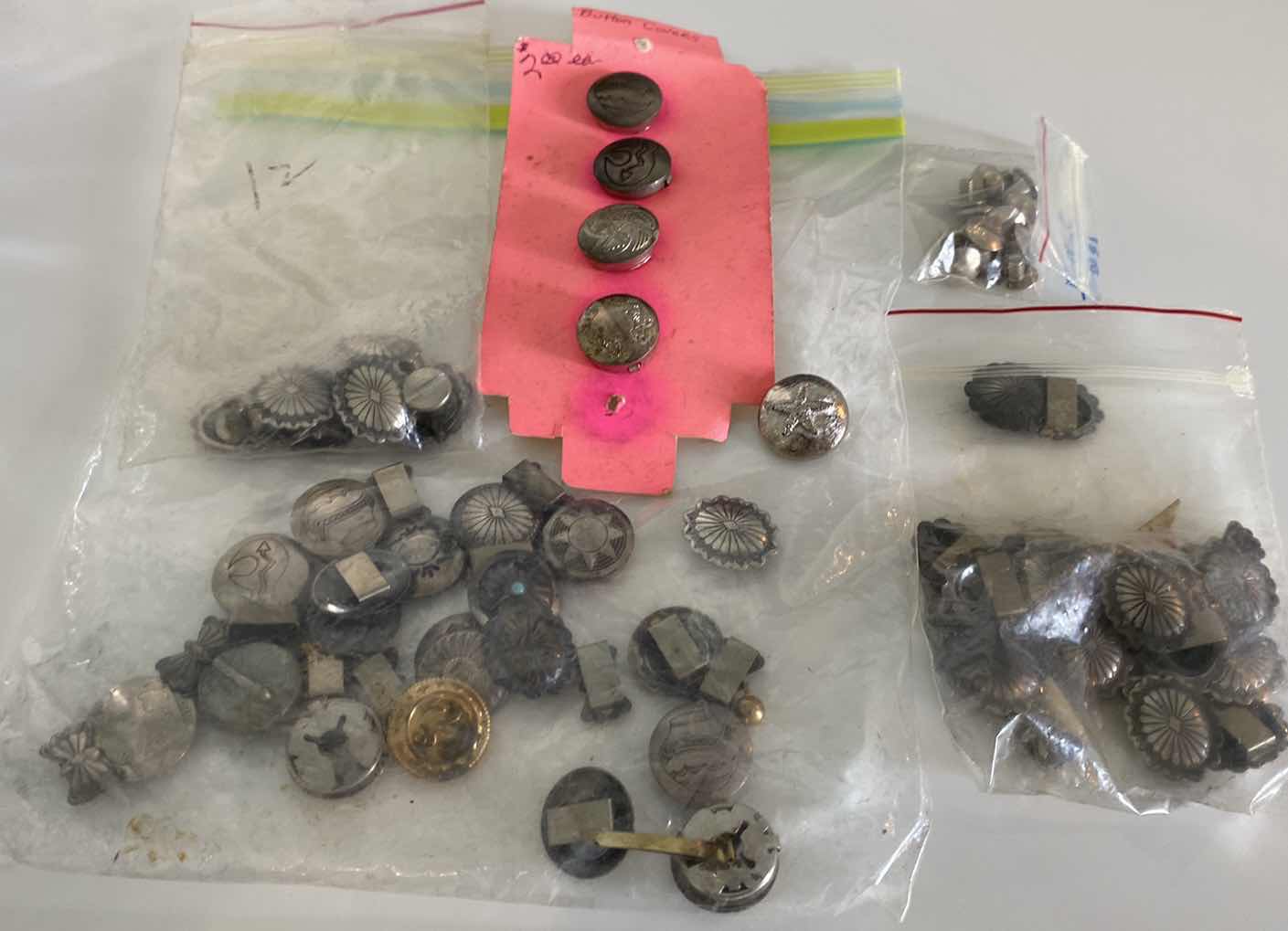 Photo 1 of JEWELRY MAKING SUPPLIES CONCHO BUTTONS COVERS AND MORE