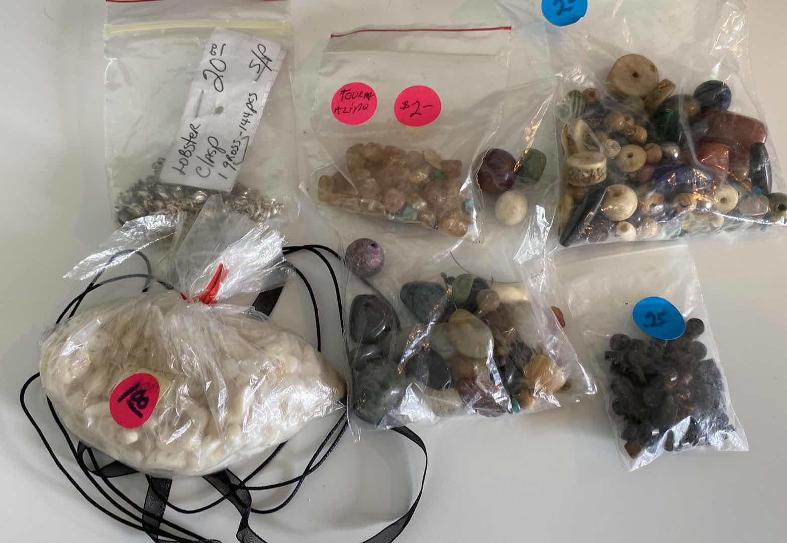 Photo 1 of JEWELRY MAKING SUPPLIES LIBSTER CLASPS AND STONES