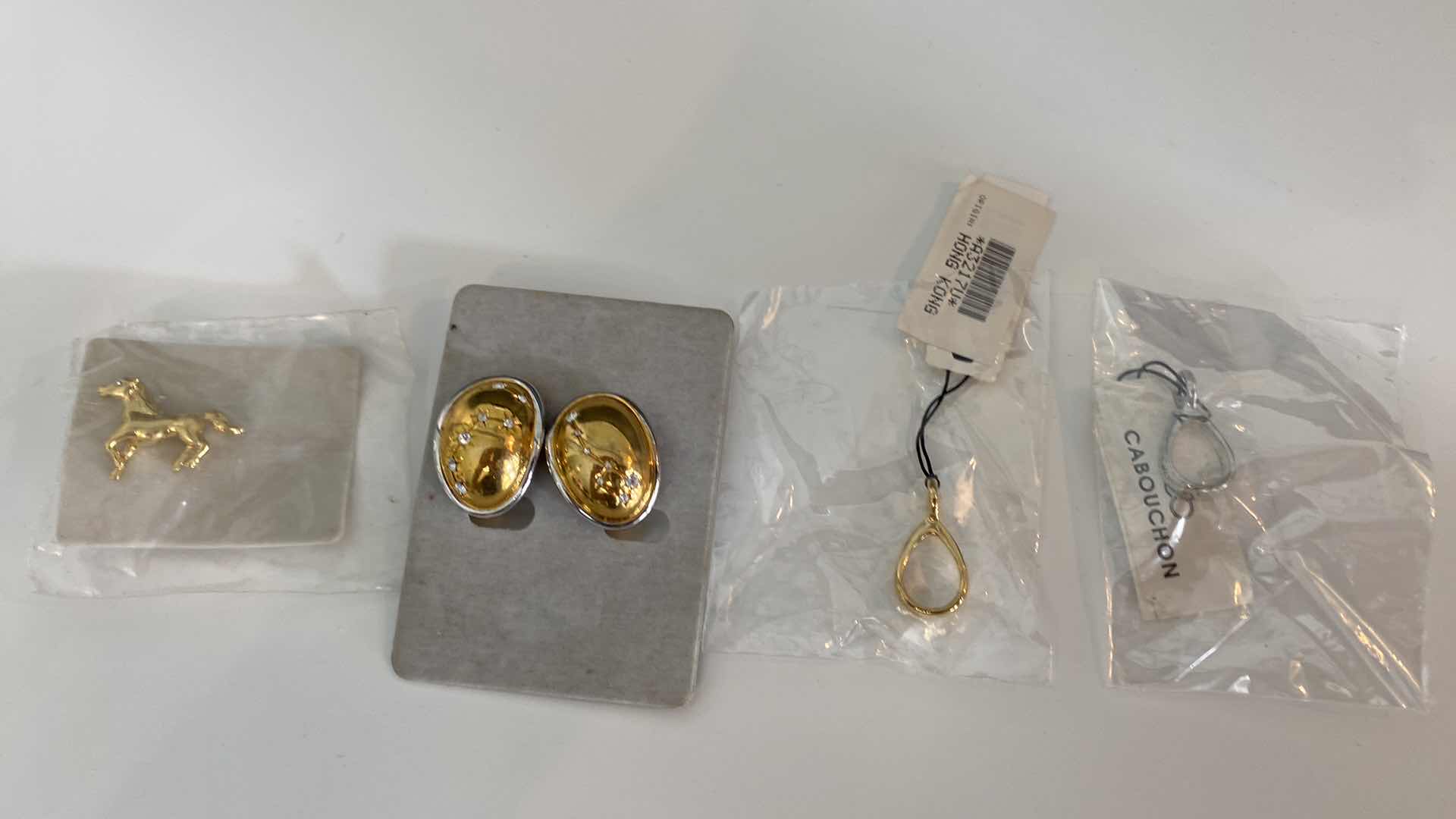 Photo 1 of JEWELRY MAKING SUPPLIES GOLD COLOR FROM KOREA NO MARKINGS