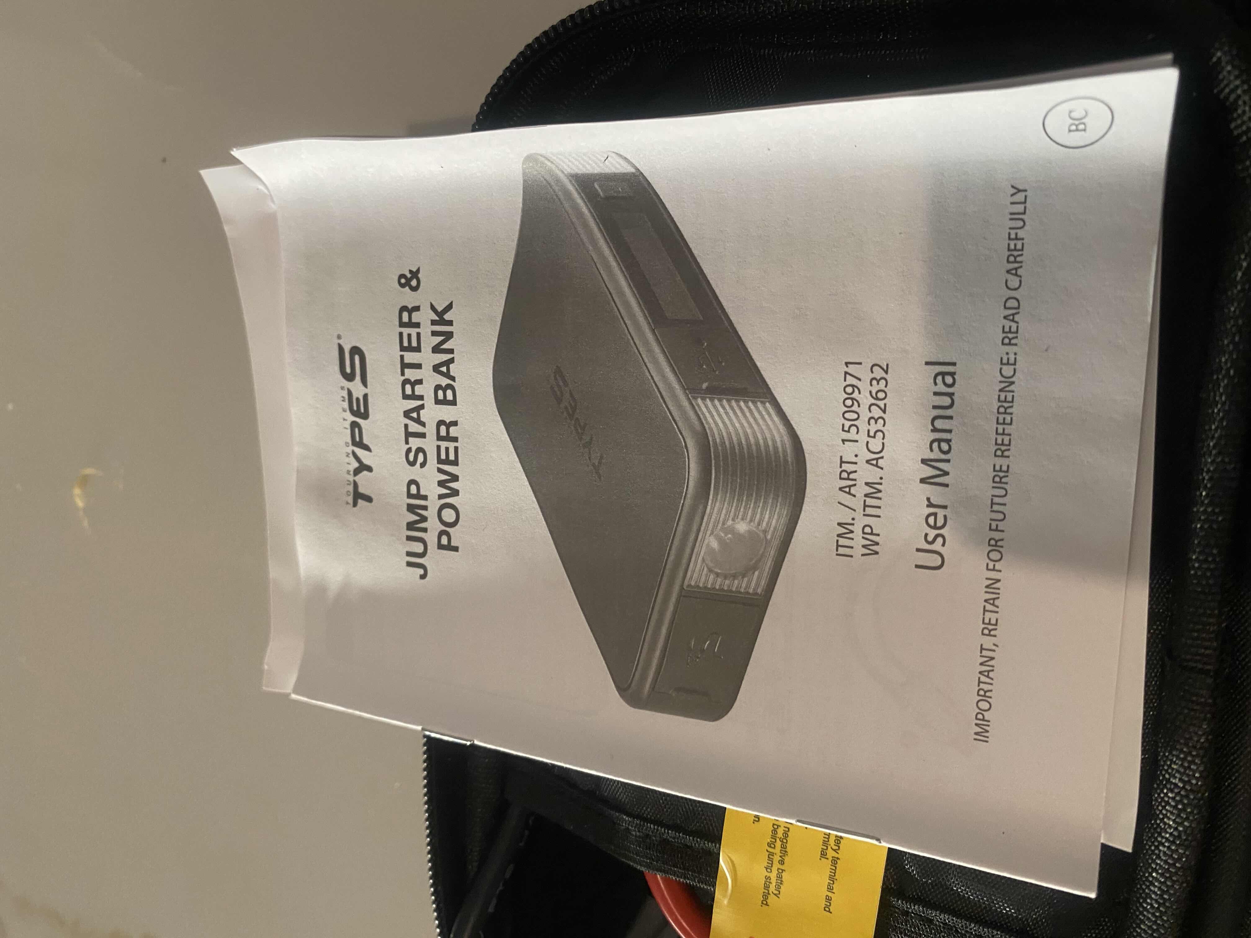 Photo 1 of TOURING TYPE S CAR BATTERY JUMPER