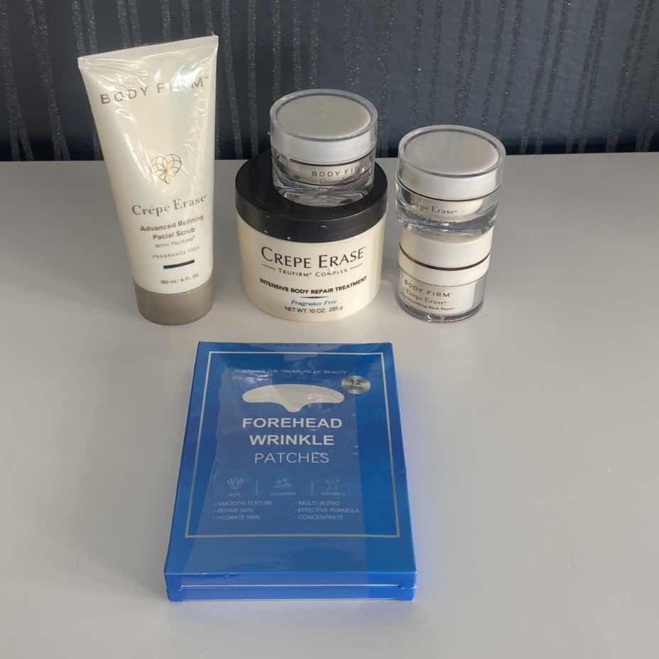 Photo 1 of CREPE ERASE PRODUCTS SOME USED AND FOREHEAD WRINKLE PATCHES