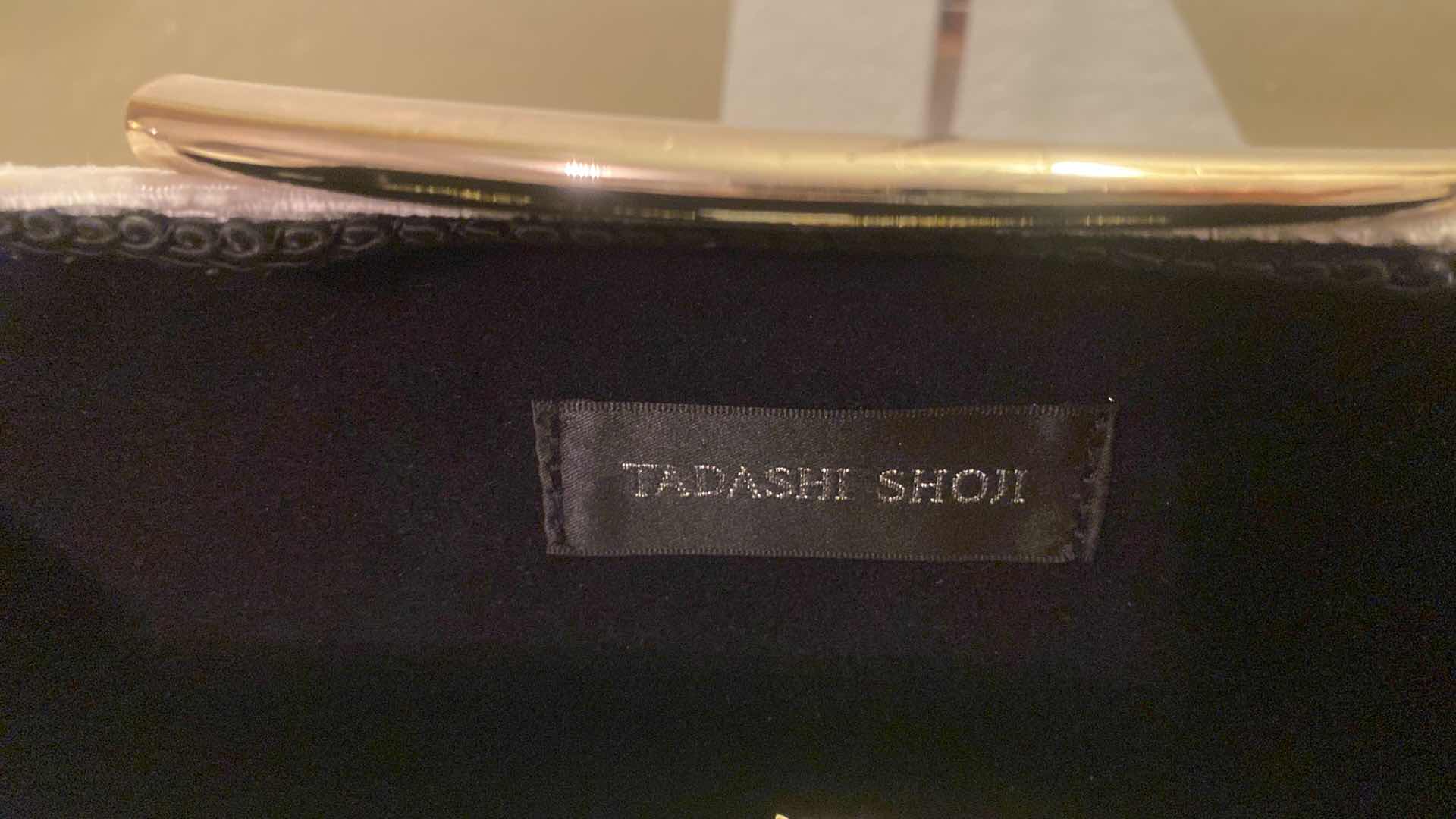 Photo 1 of  NWT TADASHI SHOJI IVORY VELVET CLUTCH