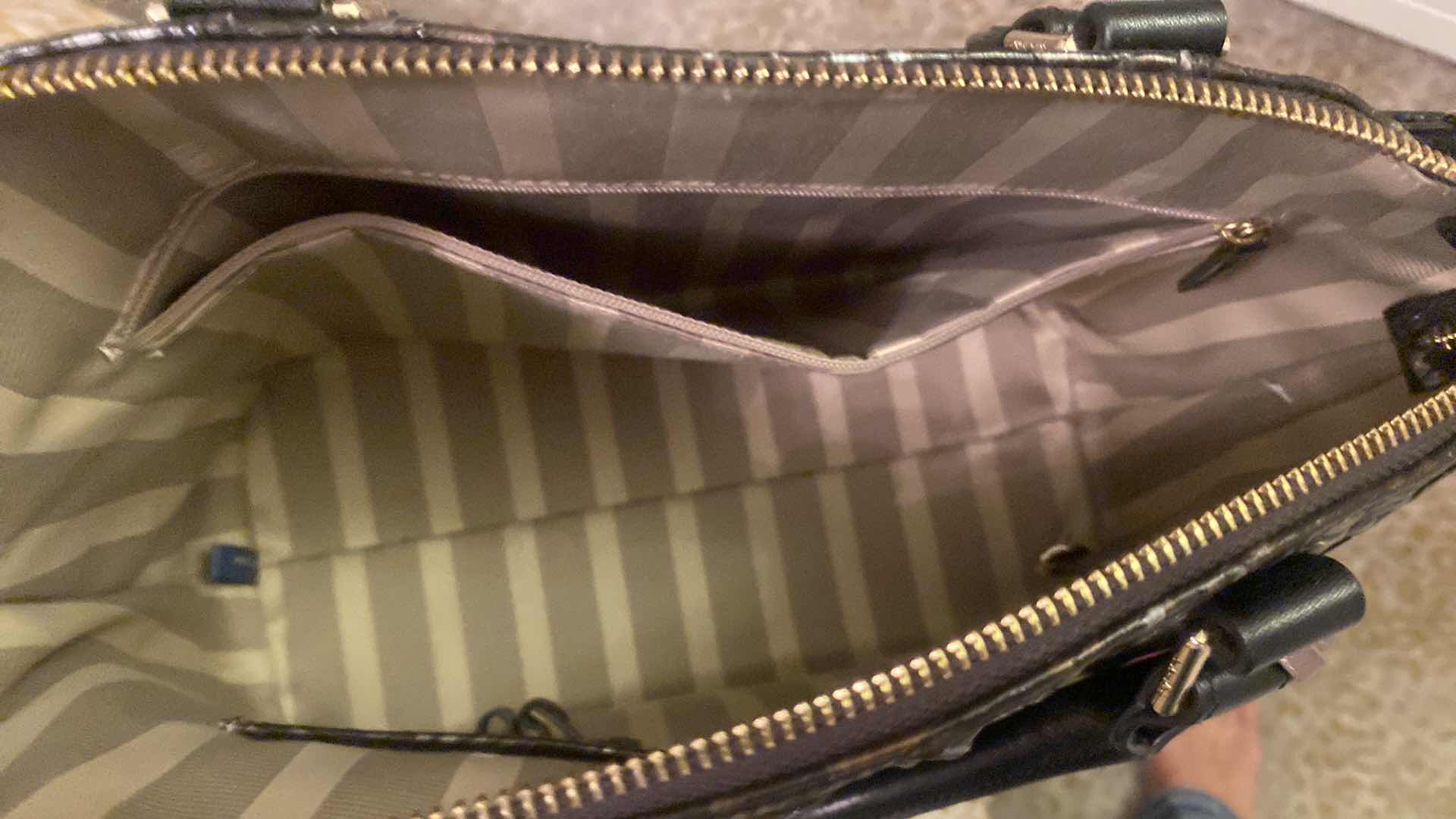 Photo 1 of AUTHENTIC BRAHMIN DUXBURY SATCHEL IN IRONWOOD ALZETTE GENUINE LEATHER $365 &  ADY WALLET $155 LIKE NEW WITH DUST BAG