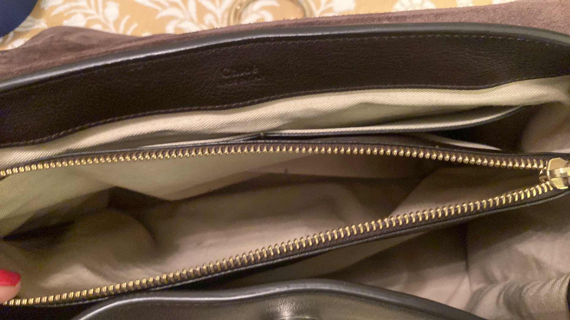 Photo 14 of AUTHENTIC GENTLY LOVED CHLOE MEDIUM FAYE DAY BAG  IN CARBON BROWN WITH TAG AND AUTHENTICATION PAPERWORK AND DUST BAG