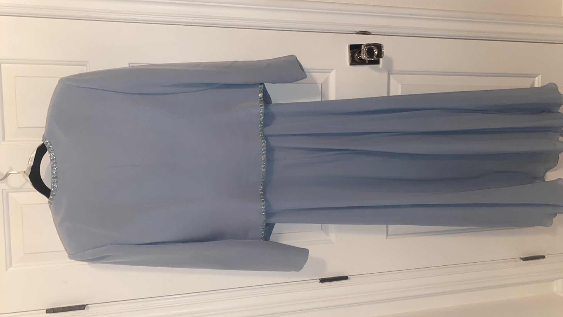 Photo 1 of LADIES CAMERON BLAKE APPROX SIZE 12 EVENING GOWN WITH JACKET (JACKET HAS MARK ON SLEEVE)