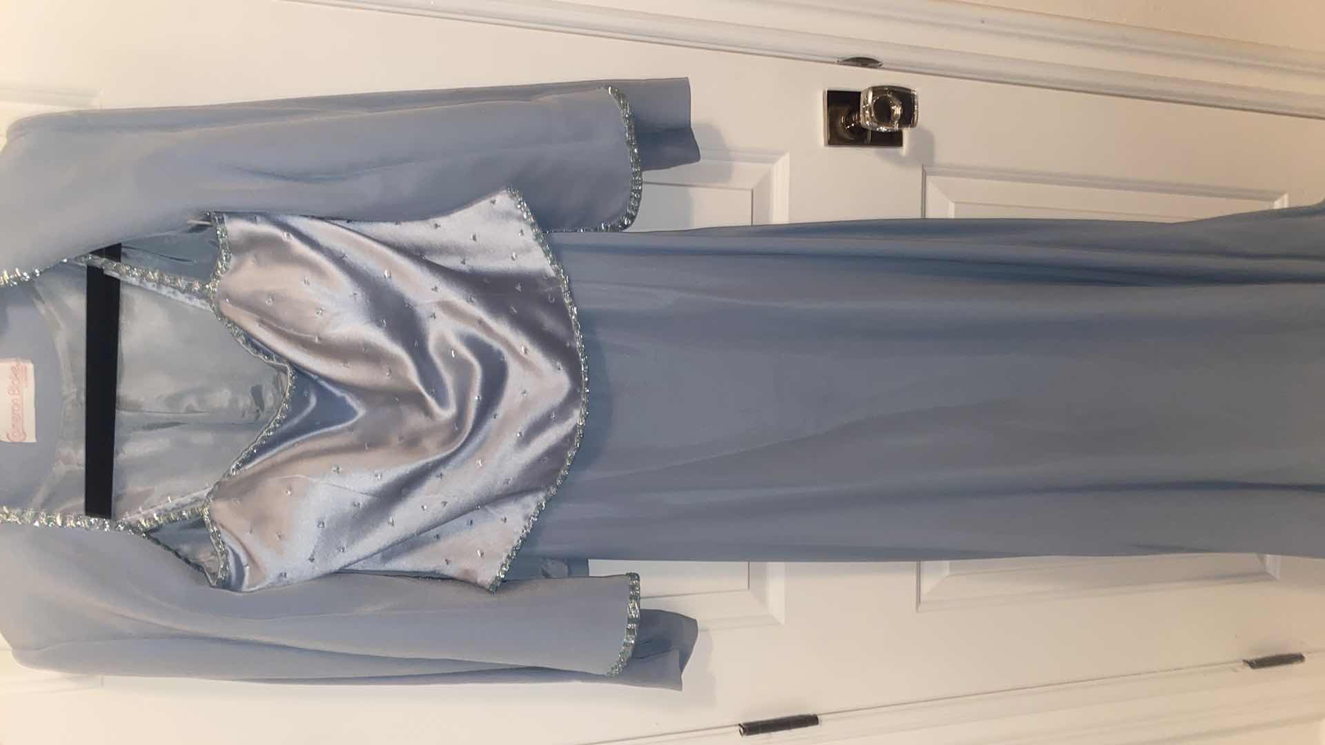 Photo 1 of LADIES CAMERON BLAKE APPROX SIZE 12 EVENING GOWN WITH JACKET (JACKET HAS MARK ON SLEEVE)