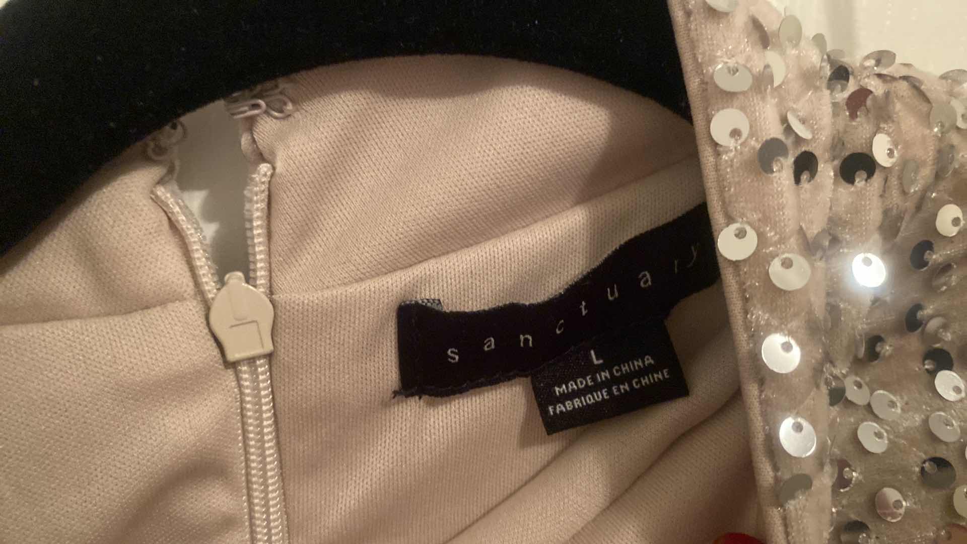 Photo 1 of NEW NO TAG LADIES SIZE LARGE SANCTUARY SEQUIN SHIRT