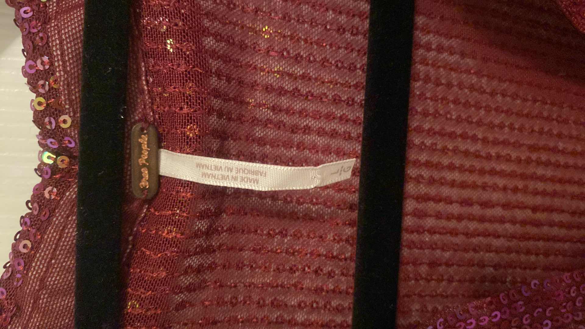 Photo 1 of LADIES SIZE LARGE FREE PEOPLE SEQUIN TOP