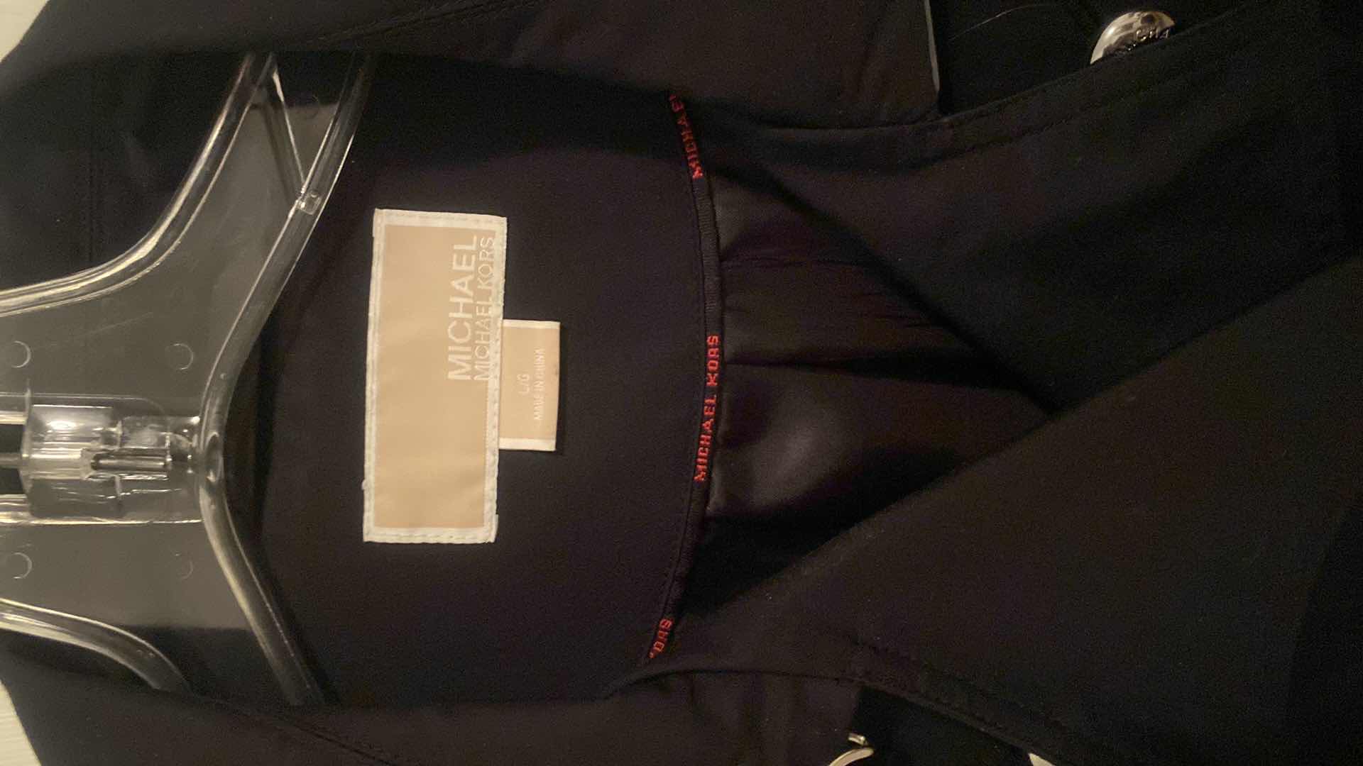 Photo 1 of LADIES SIZE LARGE MICHAEL KORS RAIN COAT