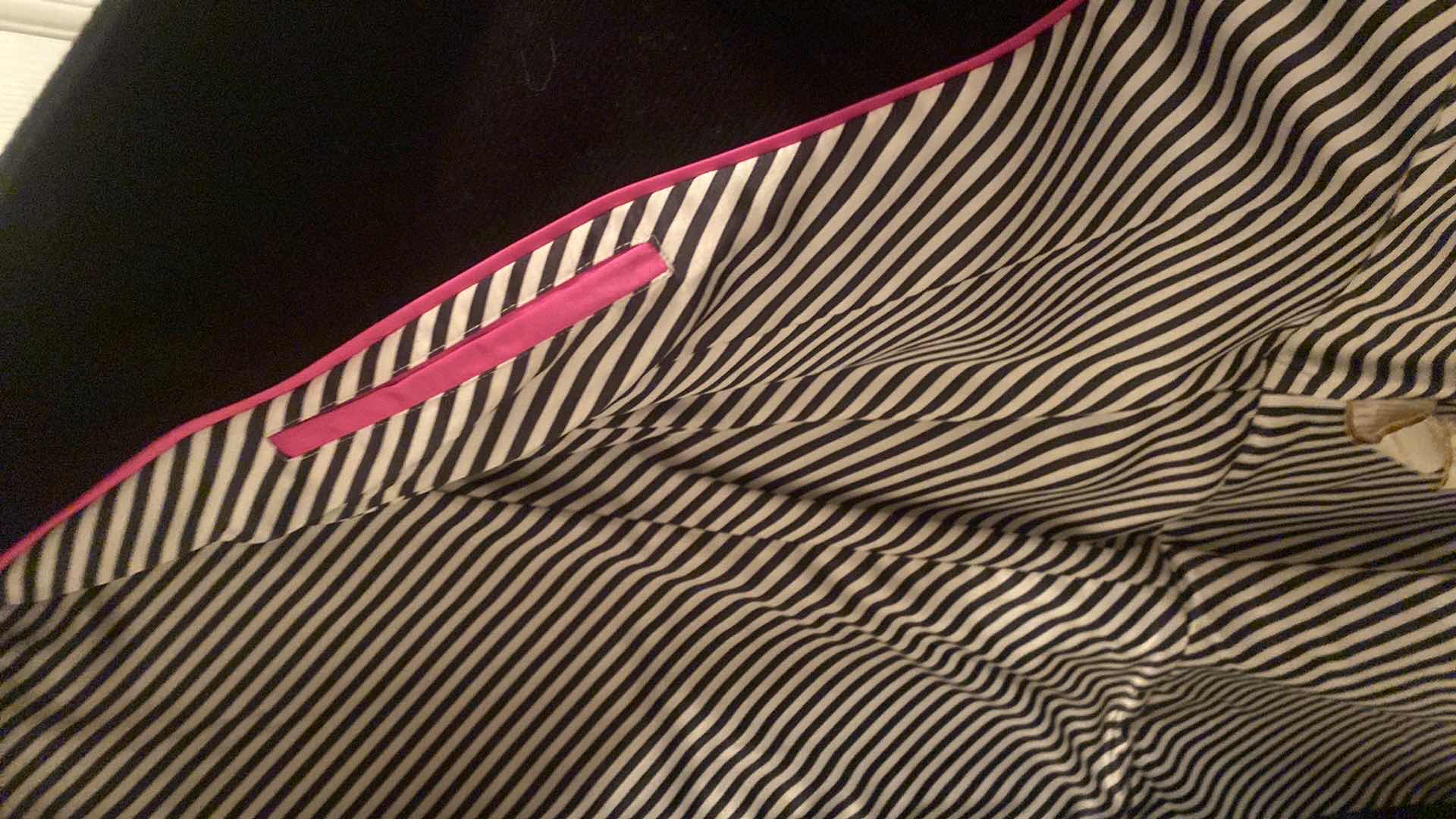 Photo 1 of GENTLY LOVED LADIES SIZE LARGE KATE SPADE NEW YORK DOUBLE BREASTED JEWELED BUTTON COAT WITH REMOVABLE FAUX FUR COLLAR