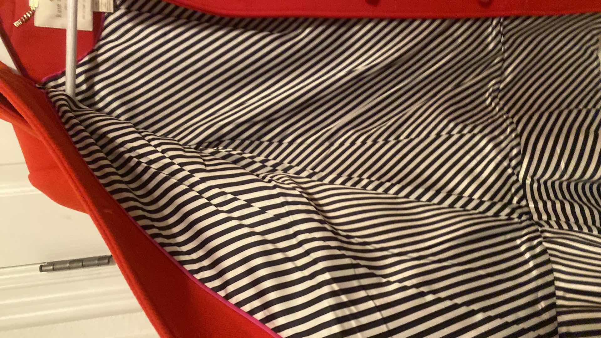 Photo 1 of GENTLY LOVED LADIES SIZE LARGE KATE SPADE NEW YORK RED COAT