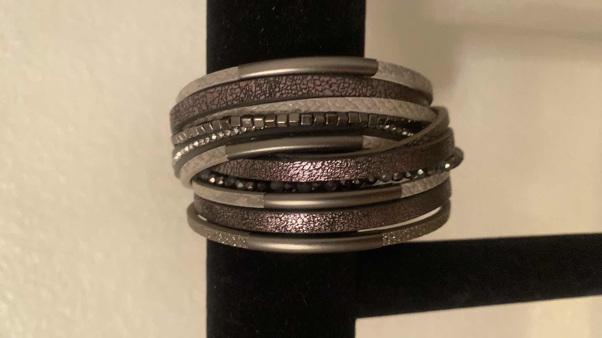 Photo 1 of PAIR OF SAACHI MAGNETIC BRACELETS COSTUME JEWELRY