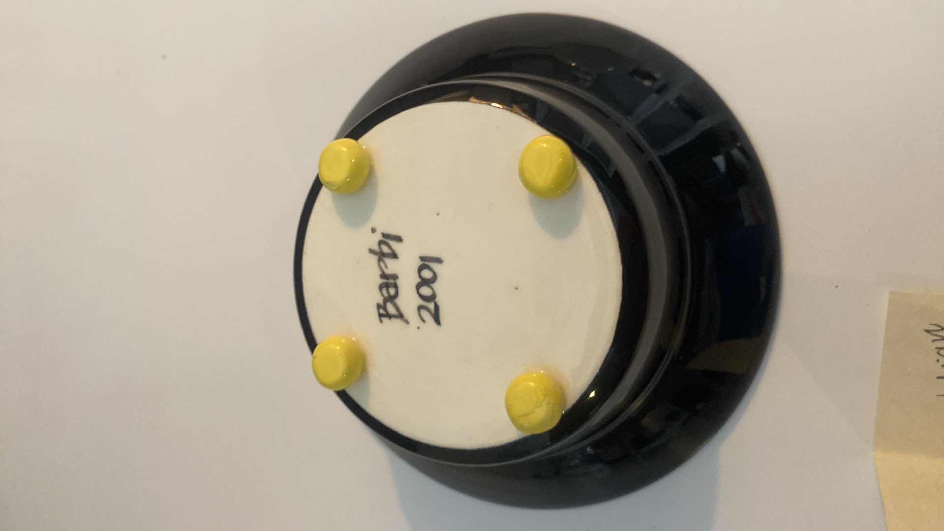 Photo 1 of 2001 BARBI LOCKLEE GOULDIAN FINCH CERAMIC TRINKET DISH