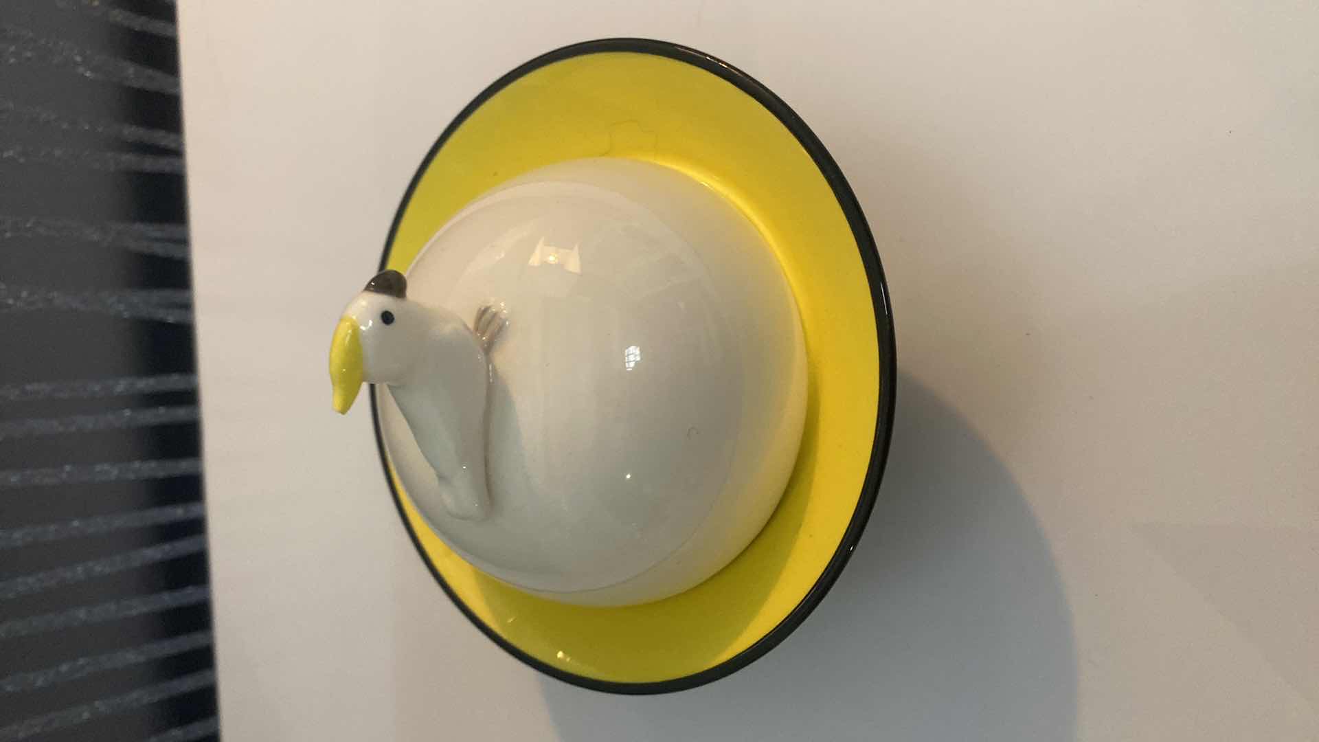 Photo 1 of 2001 BARBI LOCKLEE GOULDIAN FINCH CERAMIC TRINKET DISH