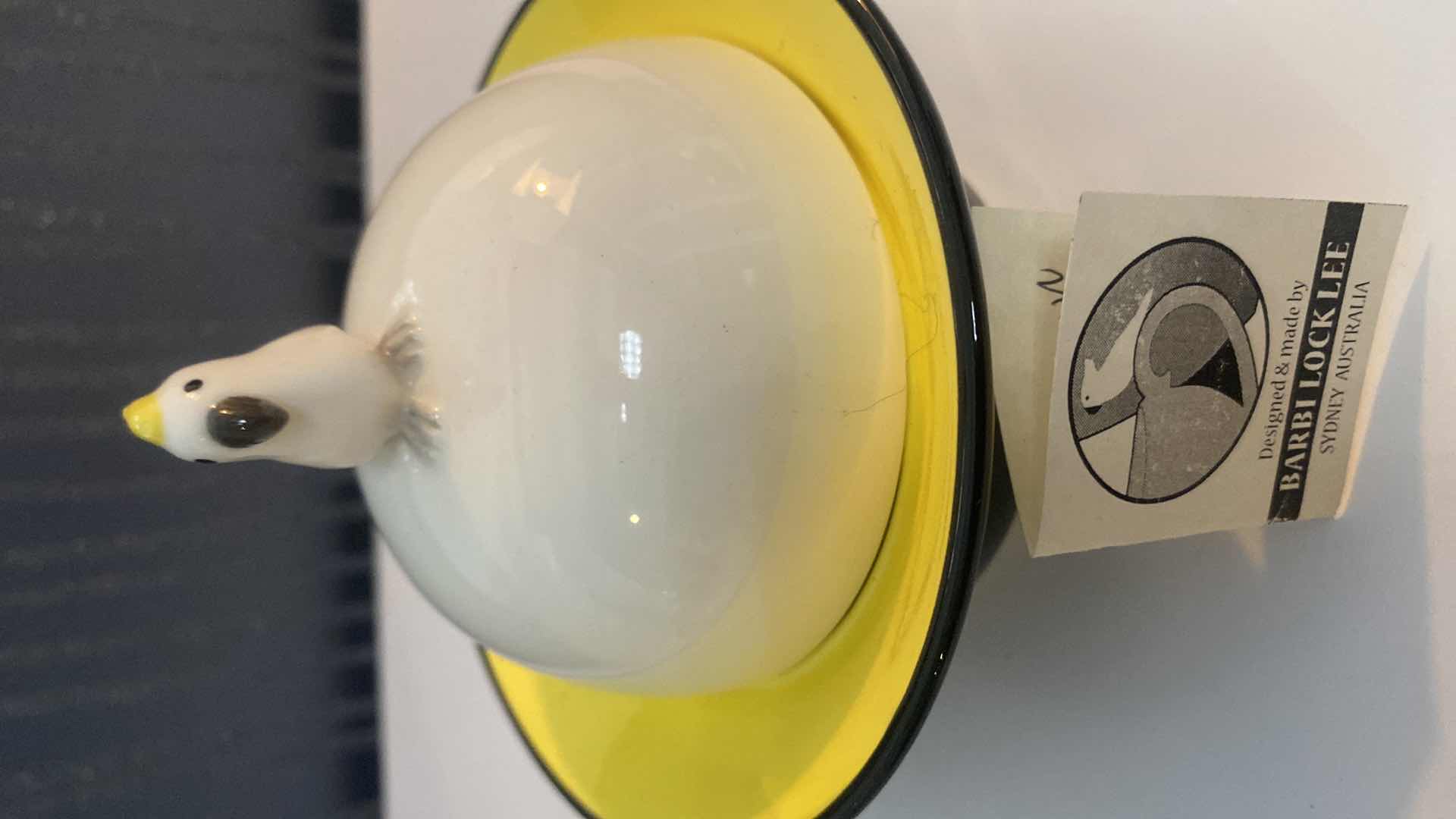 Photo 1 of 2001 BARBI LOCKLEE GOULDIAN FINCH CERAMIC TRINKET DISH