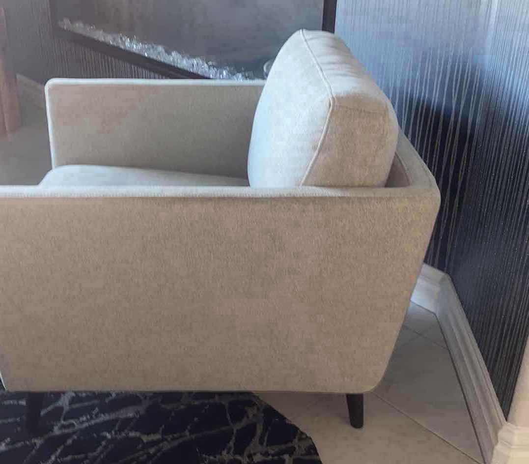 Photo 1 of DOVE STARBURST OCCASIONAL CHAIR FROM MACYS - RECIEPT FROM 10/23/22 32” x 36” H 33” (2 AVAILABLE SOLD SEPARATELY)