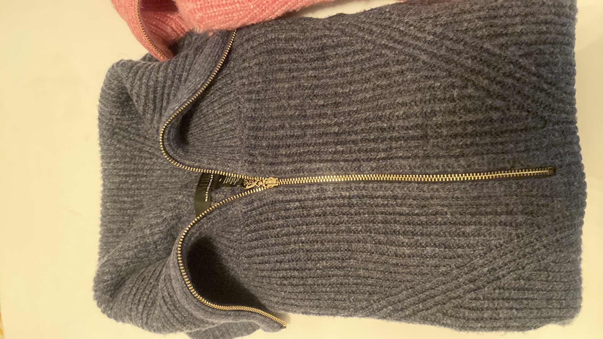 Photo 1 of WHBM LADIES SIZE SMALL SWEATERS WITH LARGE COLLAR