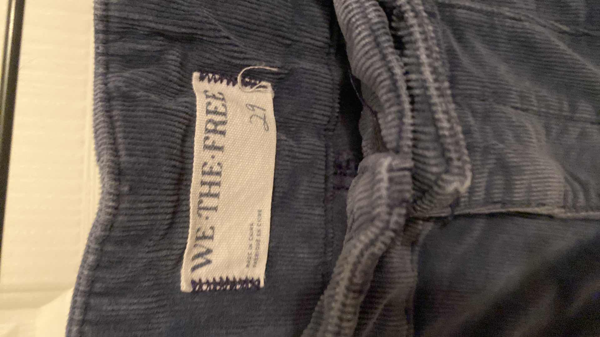 Photo 1 of FREE PEOPLE LADIES SIZE 29 CORDUROY FLARE HIGH WAISTED JEANS