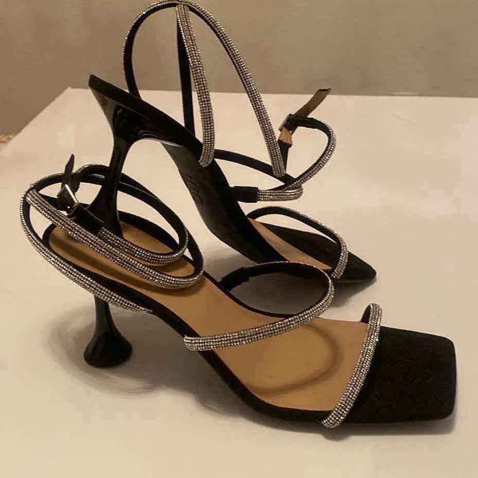 Photo 1 of NEW NO BOX LADIES SIZE 11 INC DOUBLE BLING ANKLE STRAP HIGH HEEL SHOES