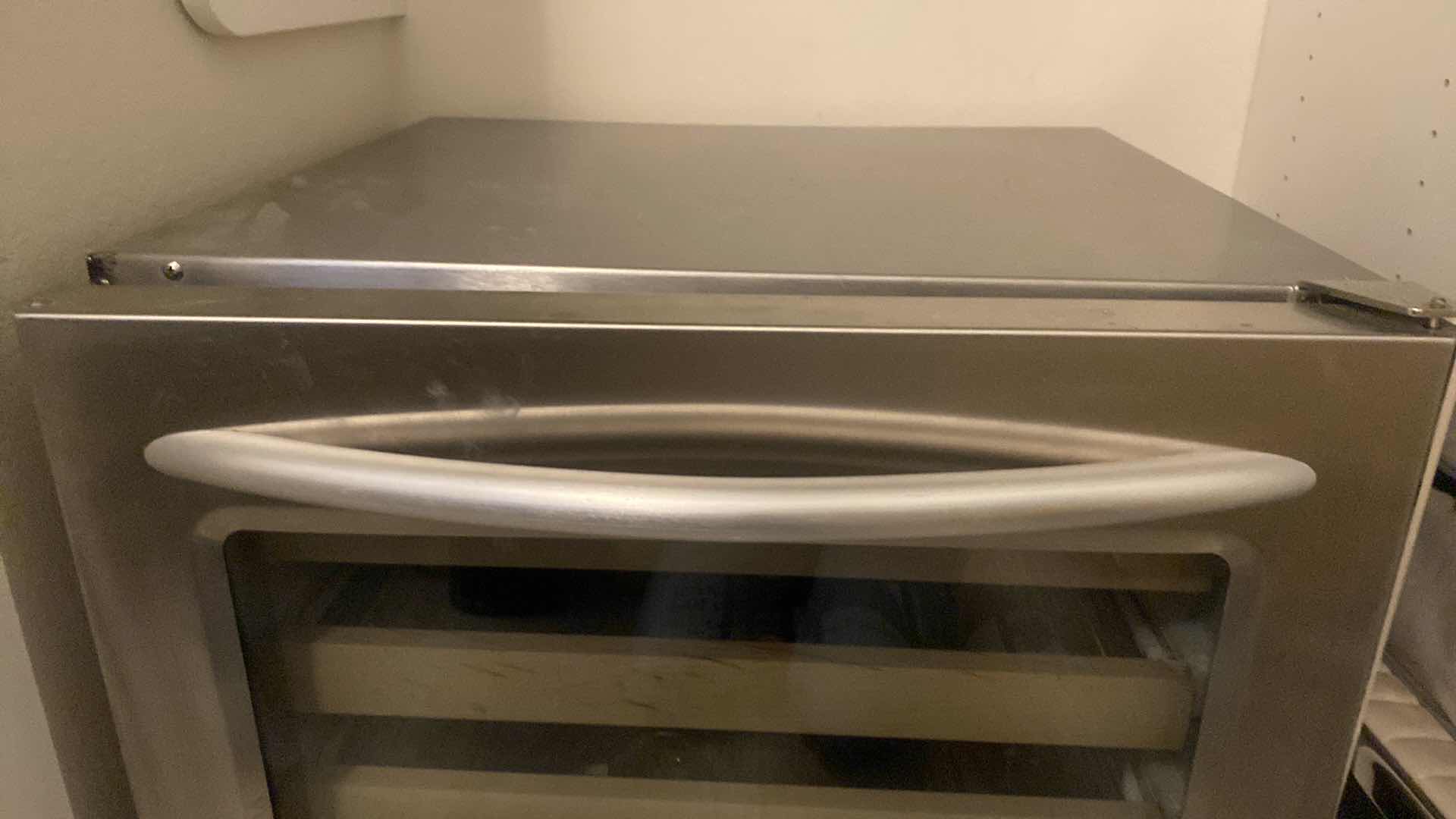 Photo 1 of ORIGINAL $1200 KITCHEN AID ARCHITECT SERIES 6 SHELF WINE FRIDGE - SHELVE FRONT CAN BE STAINED TO MATCH CABINETS - CAN BE BUILT INTO CABINETS 23 3/4” x 24 1/2” H34”