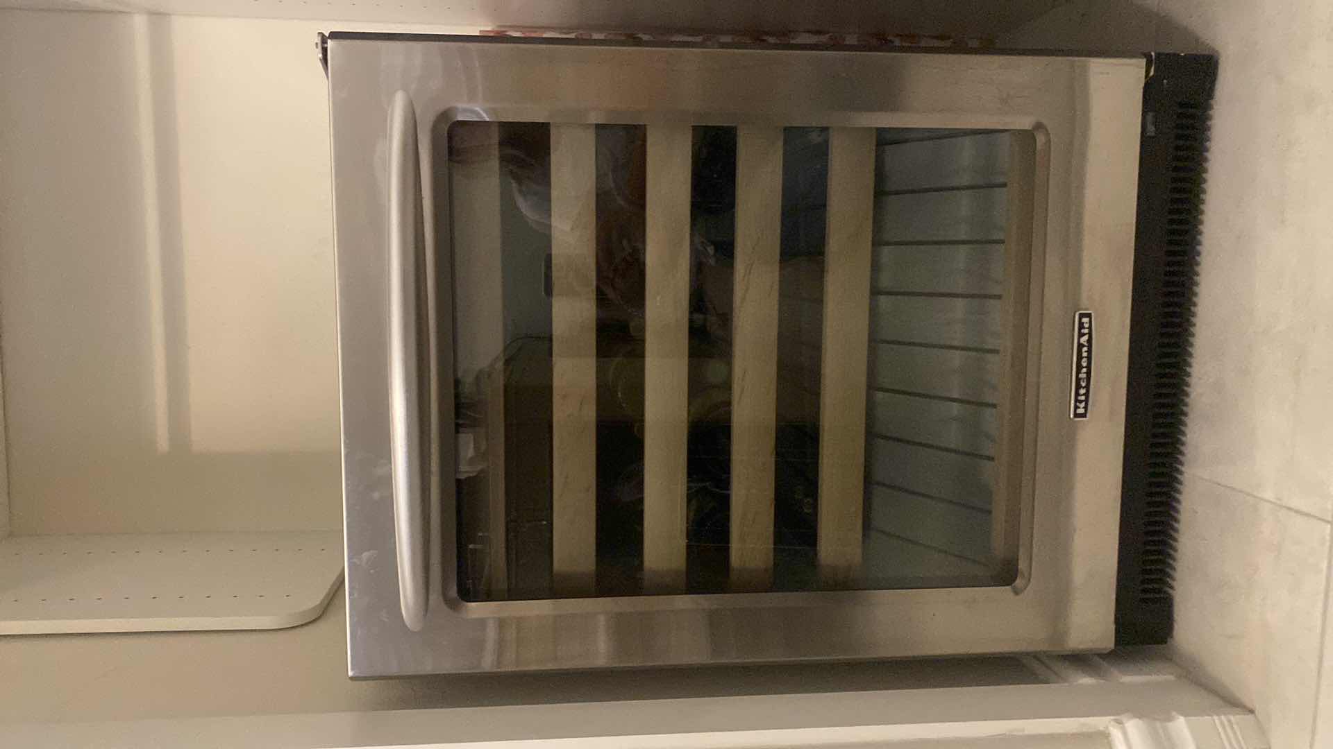 Photo 1 of ORIGINAL $1200 KITCHEN AID ARCHITECT SERIES 6 SHELF WINE FRIDGE - SHELVE FRONT CAN BE STAINED TO MATCH CABINETS - CAN BE BUILT INTO CABINETS 23 3/4” x 24 1/2” H34”