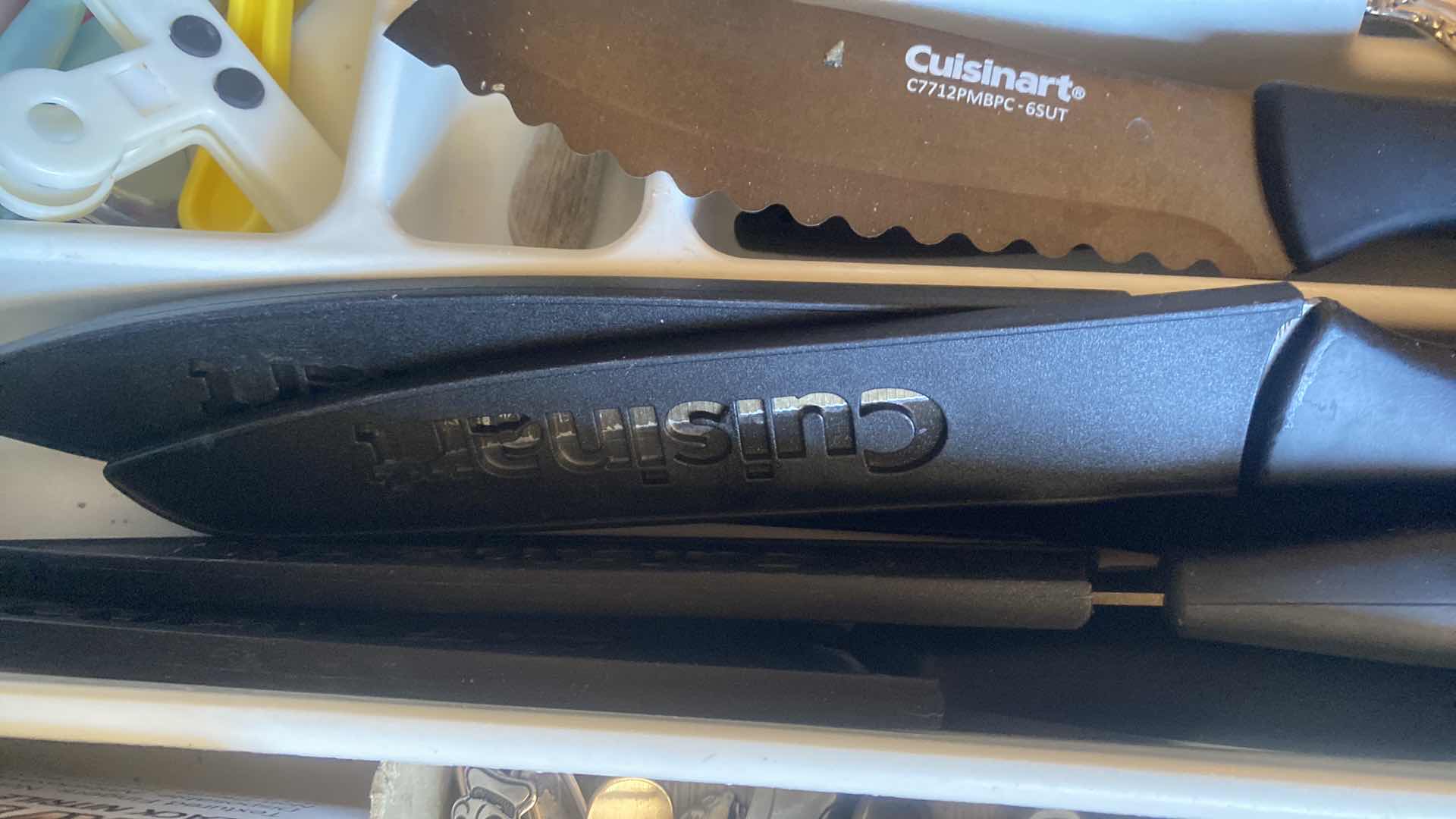 Photo 1 of CONTENTS OF KITCHEN CABINET - DRAWER WITH KNIVES, SILVERWARE