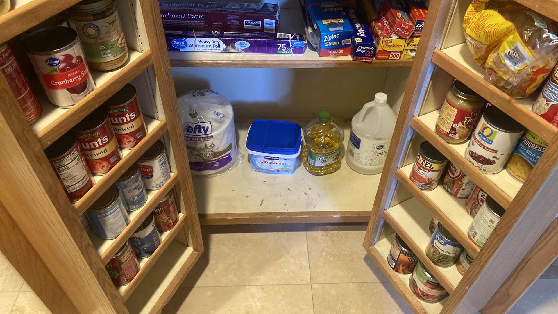Photo 1 of CONTENTS OF KITCHEN CABINET - PANTRY