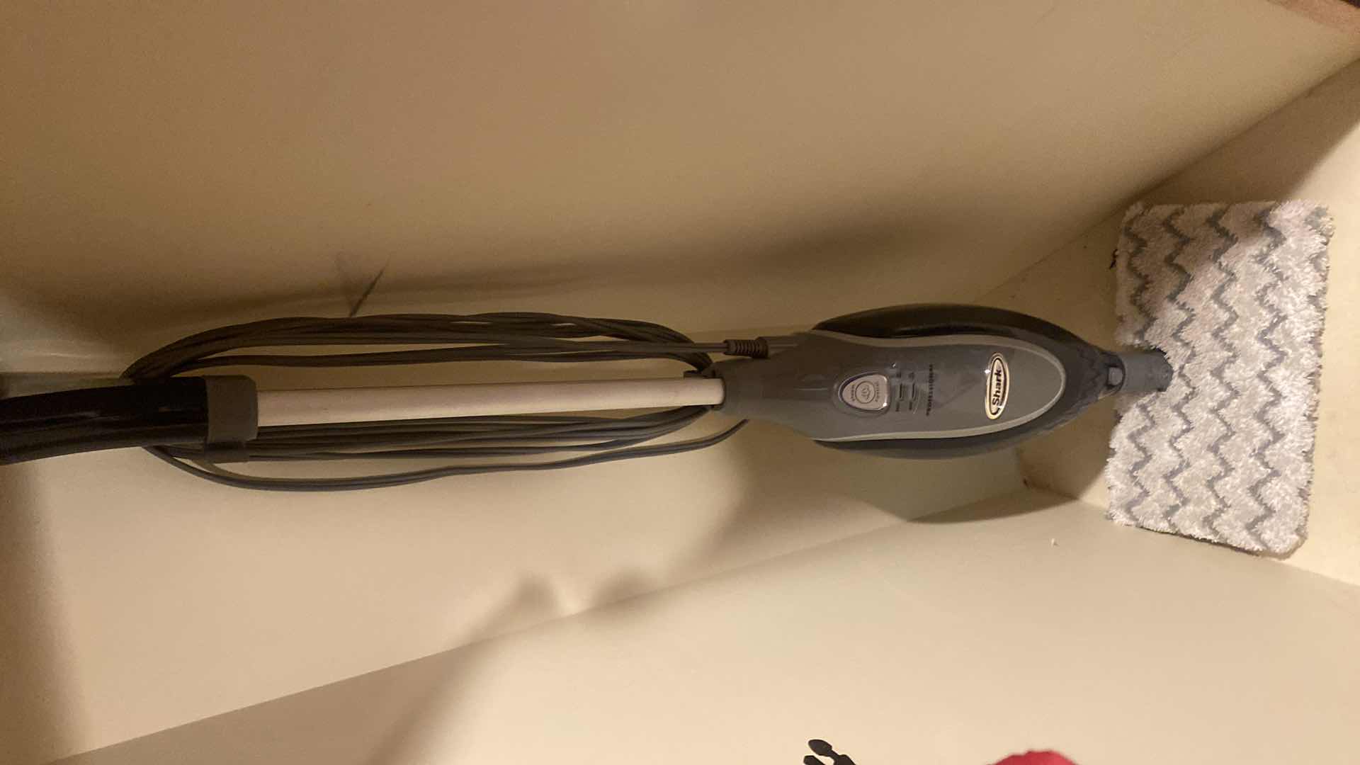 Photo 1 of CONTENTS KITCHEN CABINET - SHARK FLOOR STEAMER & BISSELL SPOTCLEAN PRO