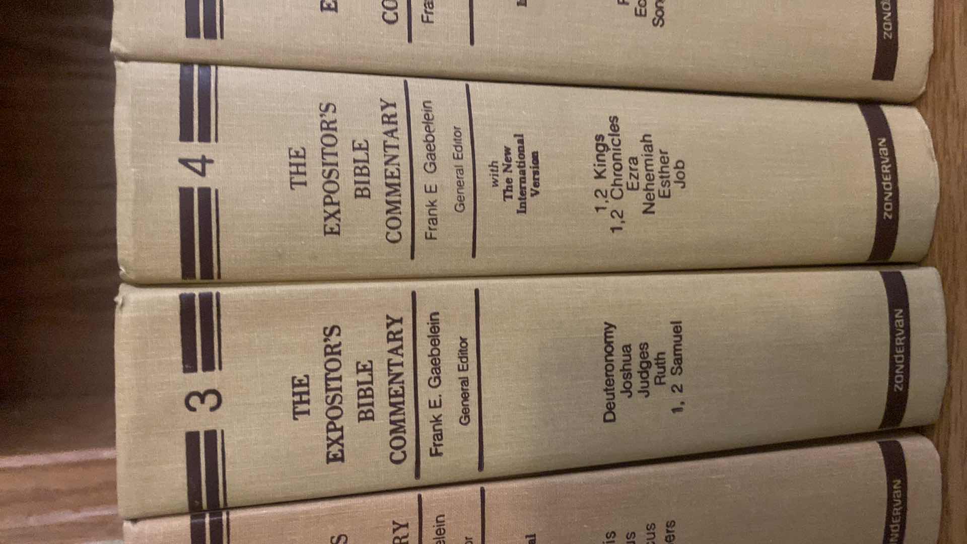 Photo 1 of 12 BOOK COLLECTION OF “THE EXPOSITORS BIBLE COMMENTARY” by FRANK E. GAEBELEIN PUBLISHED 1979 to 1981