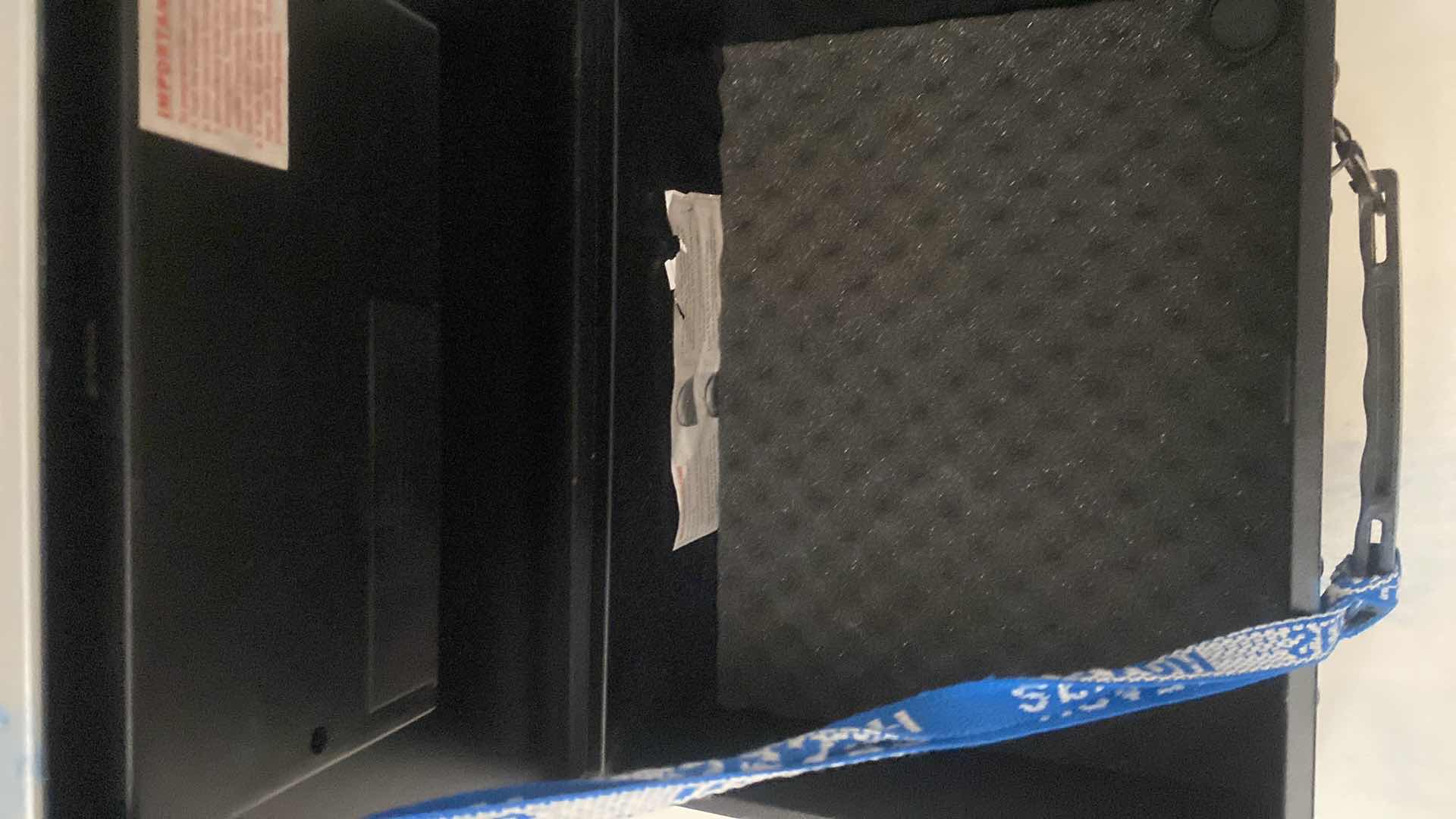 Photo 1 of BRINKS HOME SECURITY BOX WITH KEY (combination not known)