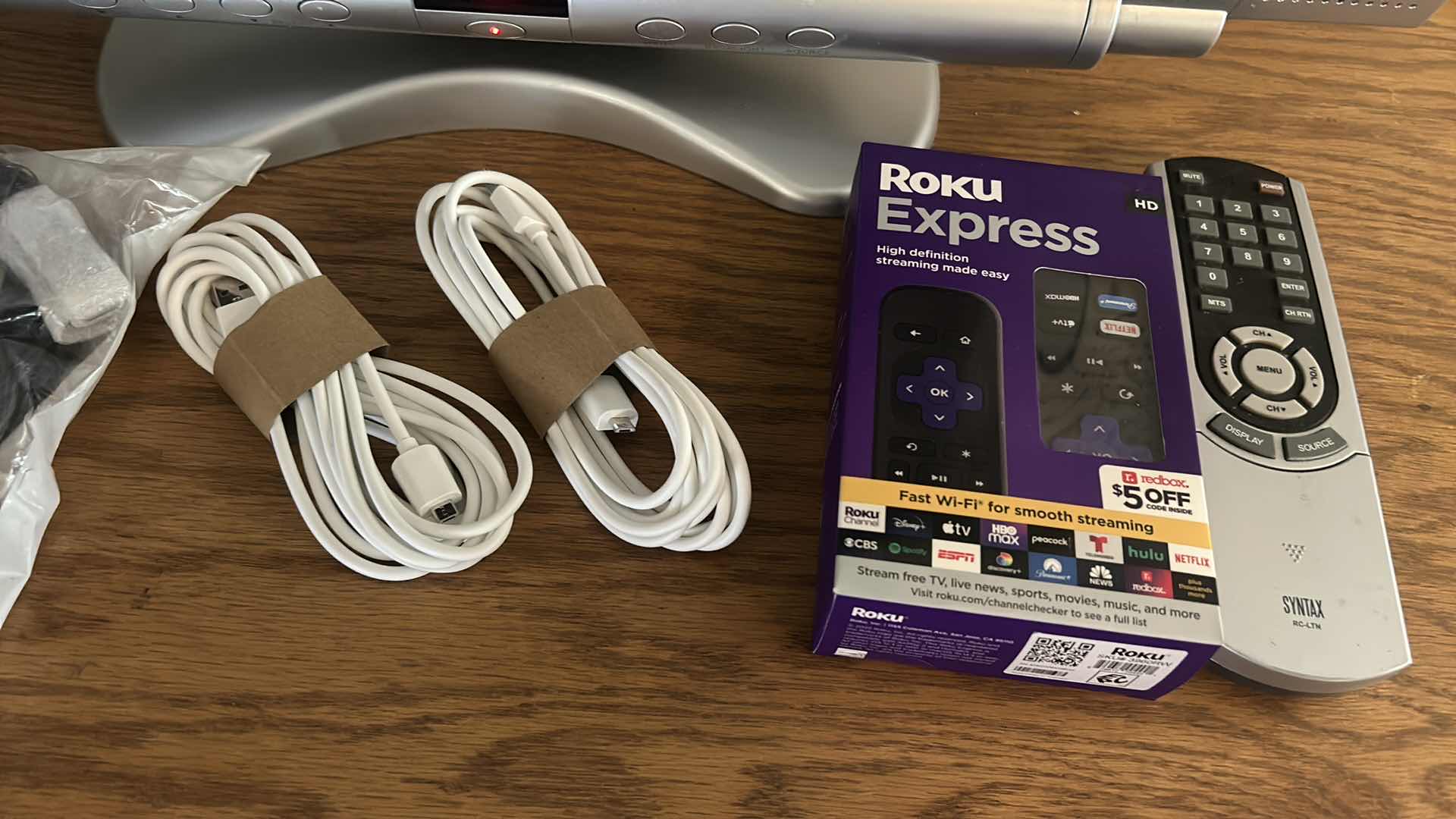 Photo 1 of 20” SYNTAX TV AND ACCESSORIES