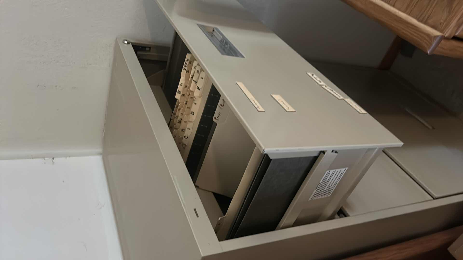 Photo 1 of 4 DRAWER METAL FILE CABINET 30” x 18” x 52 1/2”