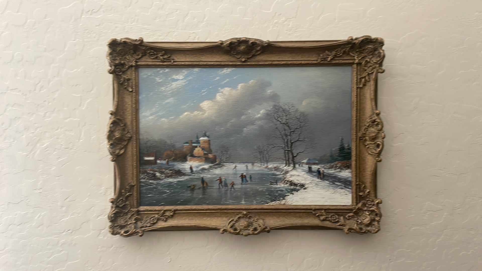 Photo 1 of FRAMED SIGNED  “THE APPROACHING STORM “ ARTWORK BY MICHAEL MATTHEWS 22" x15"