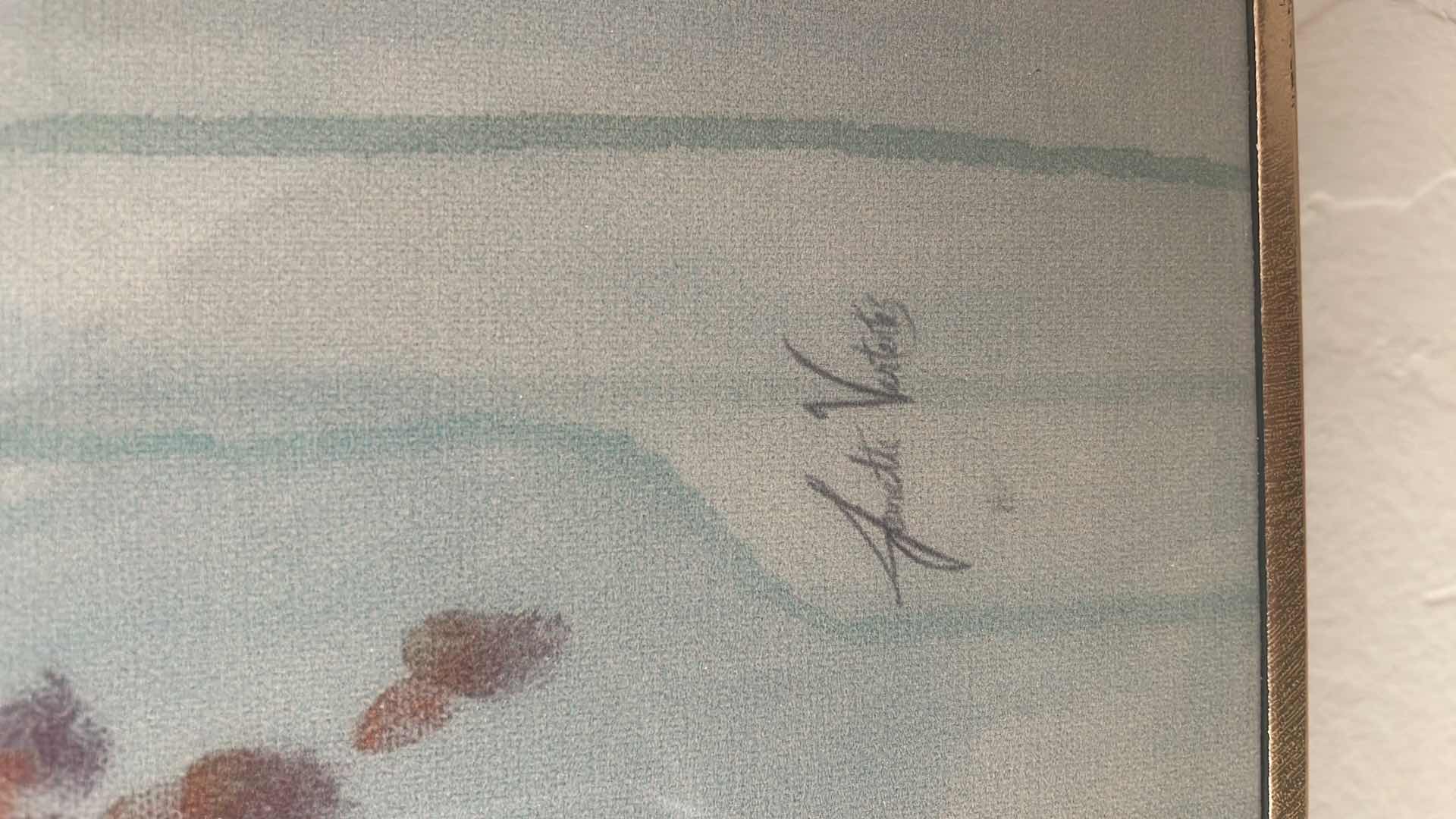 Photo 1 of FLORAL ARTWORK PAIR 24" x24"