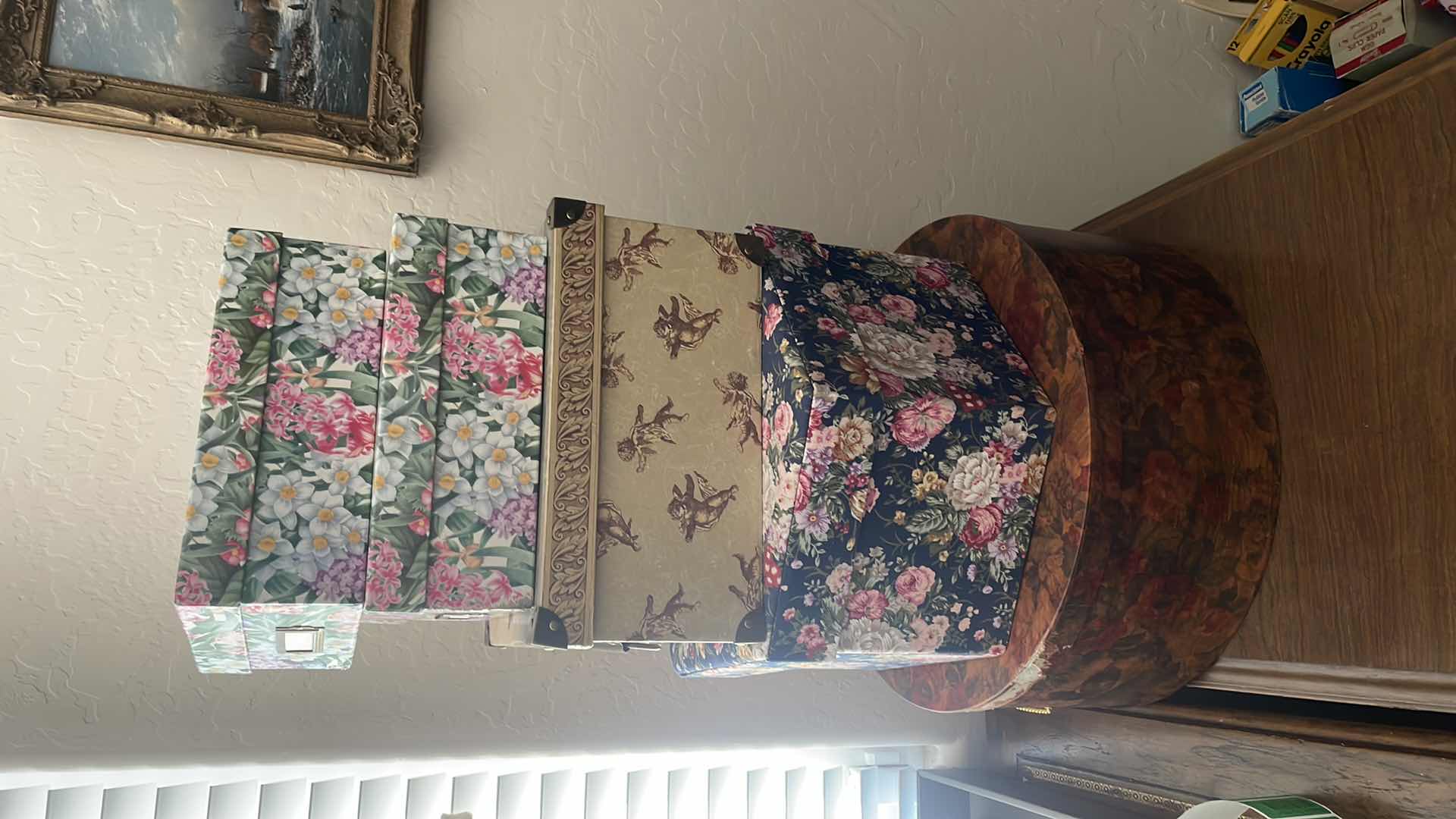 Photo 1 of ASSORTED SIZE HAT BOXES