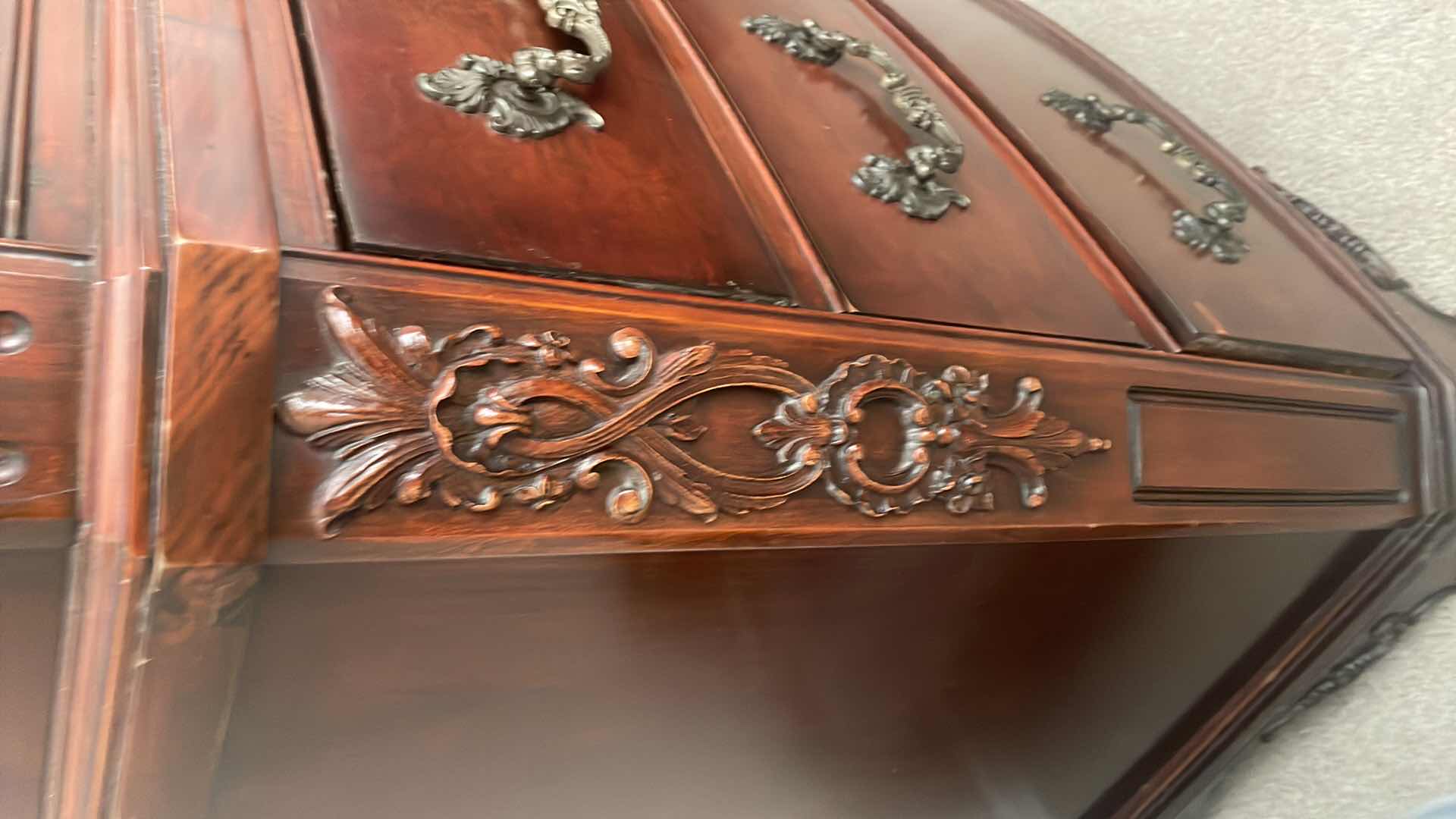 Photo 1 of CHERRY WOOD TALLBOY DRESSER 51x38x21