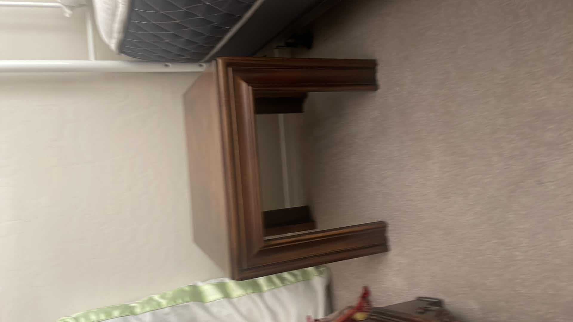 Photo 1 of BEDSIDE TABLE 15' X 15" X 17"