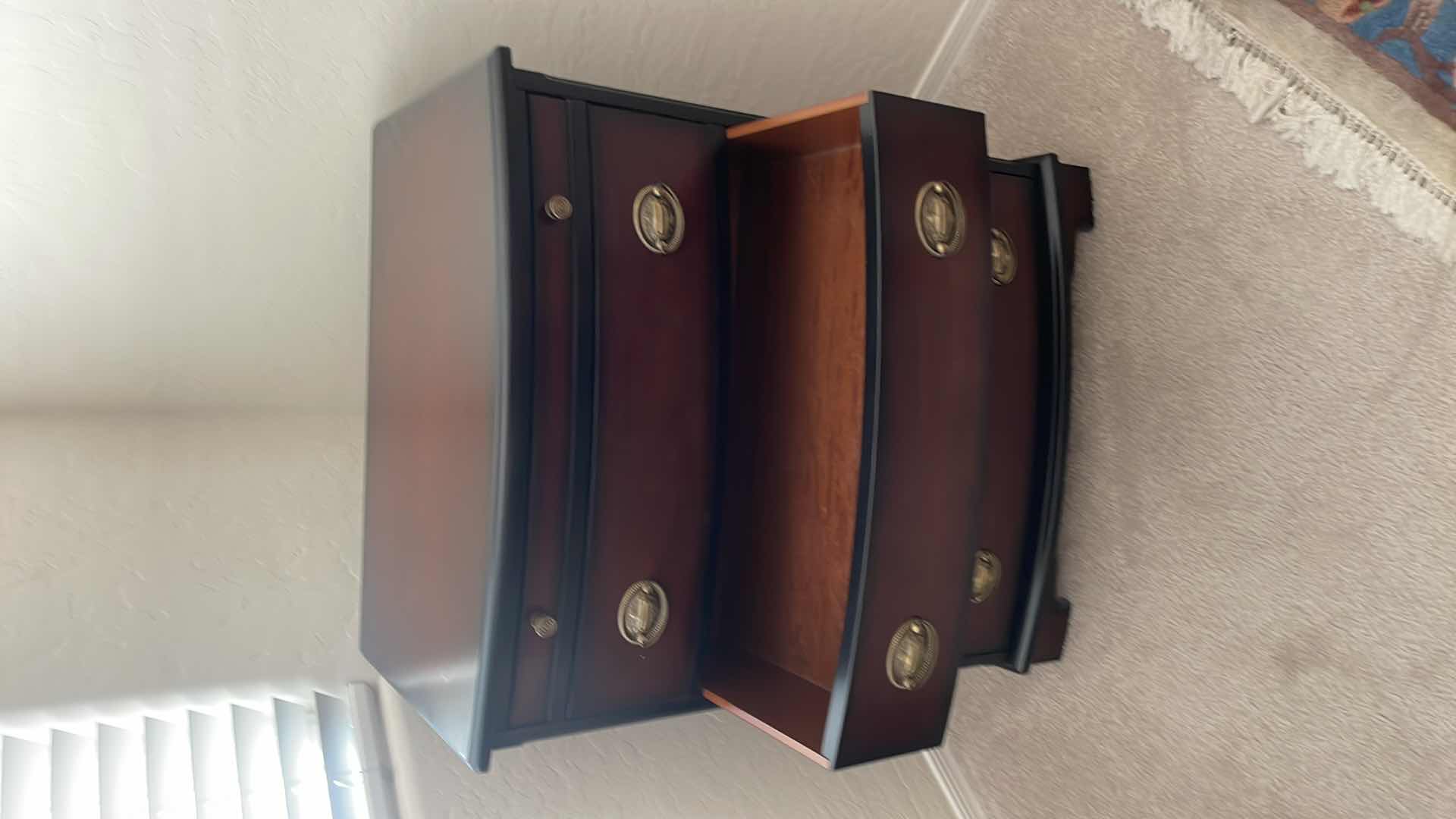 Photo 1 of 4 DRAWER TWO TONE WOOD DRESSER 31"x16" H25"