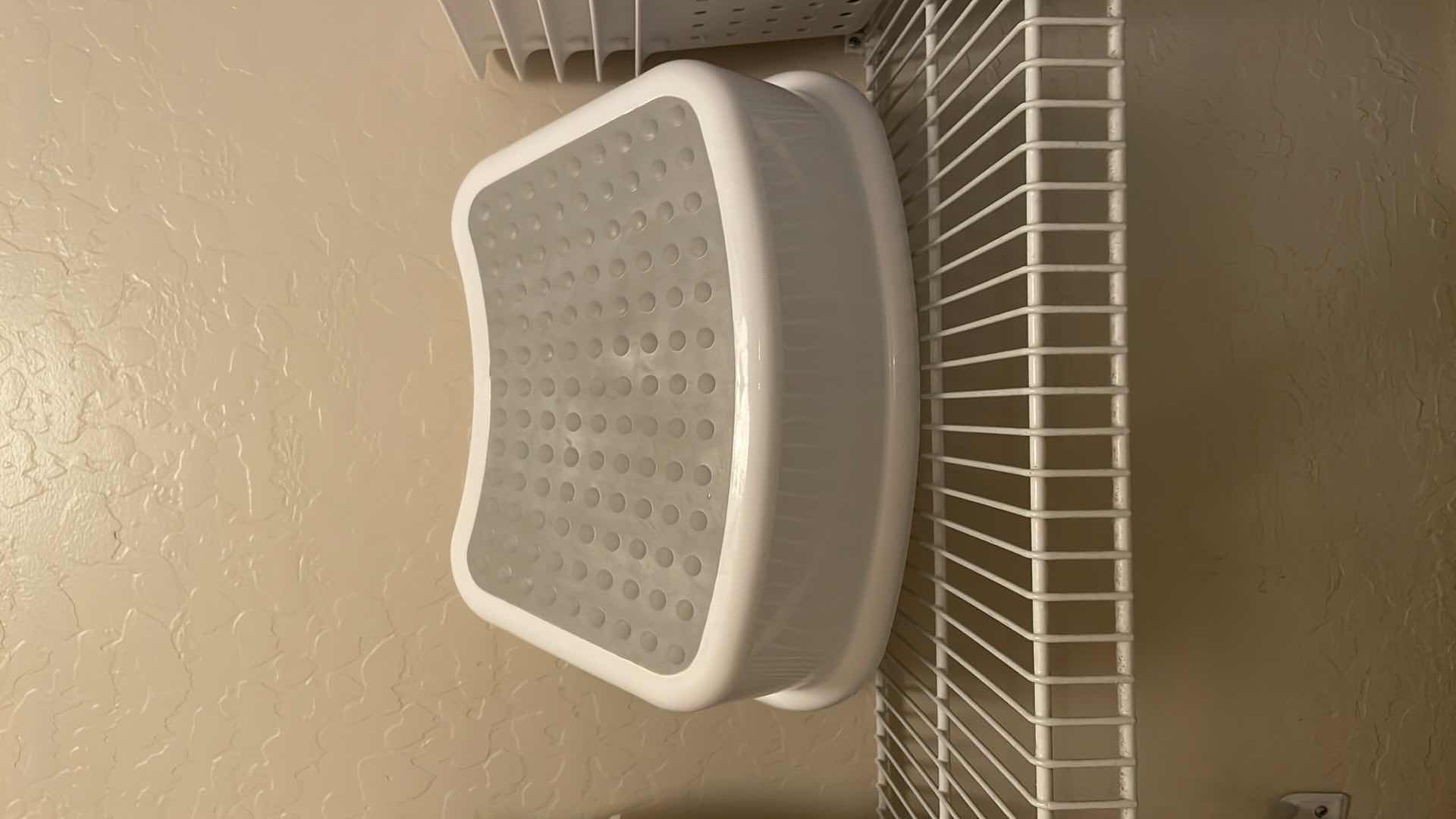 Photo 1 of PLASTIC STORAGE AND STOOL