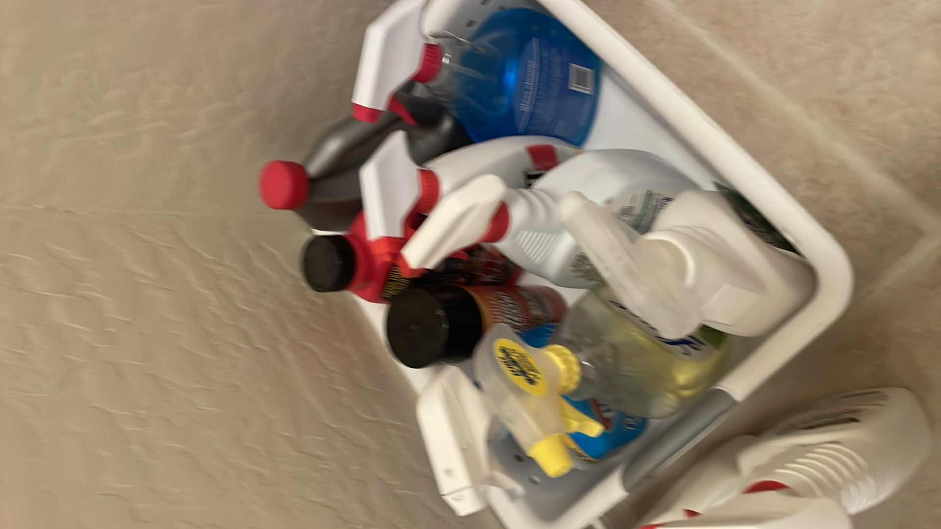 Photo 1 of CLEANING ITEMS