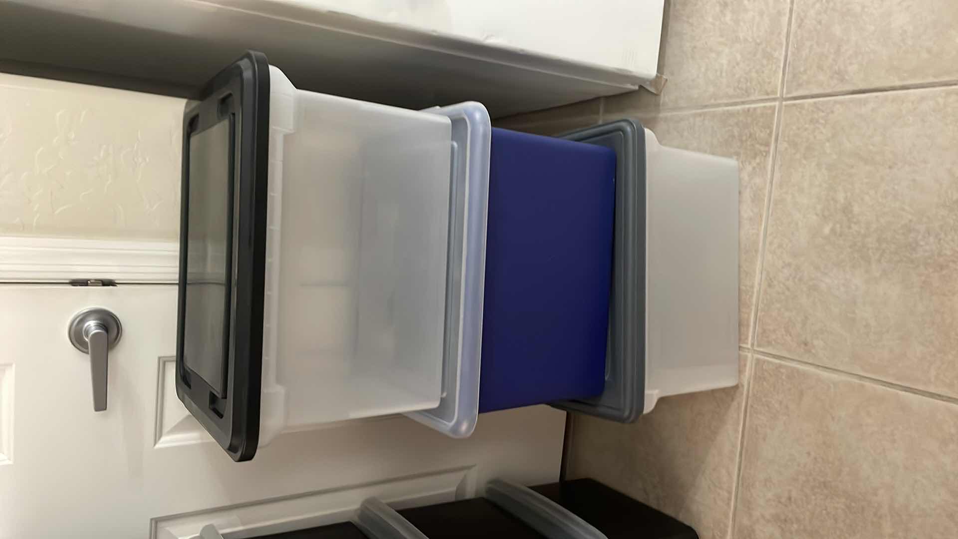 Photo 1 of STORAGE TOTES 10" x 19" x 14"