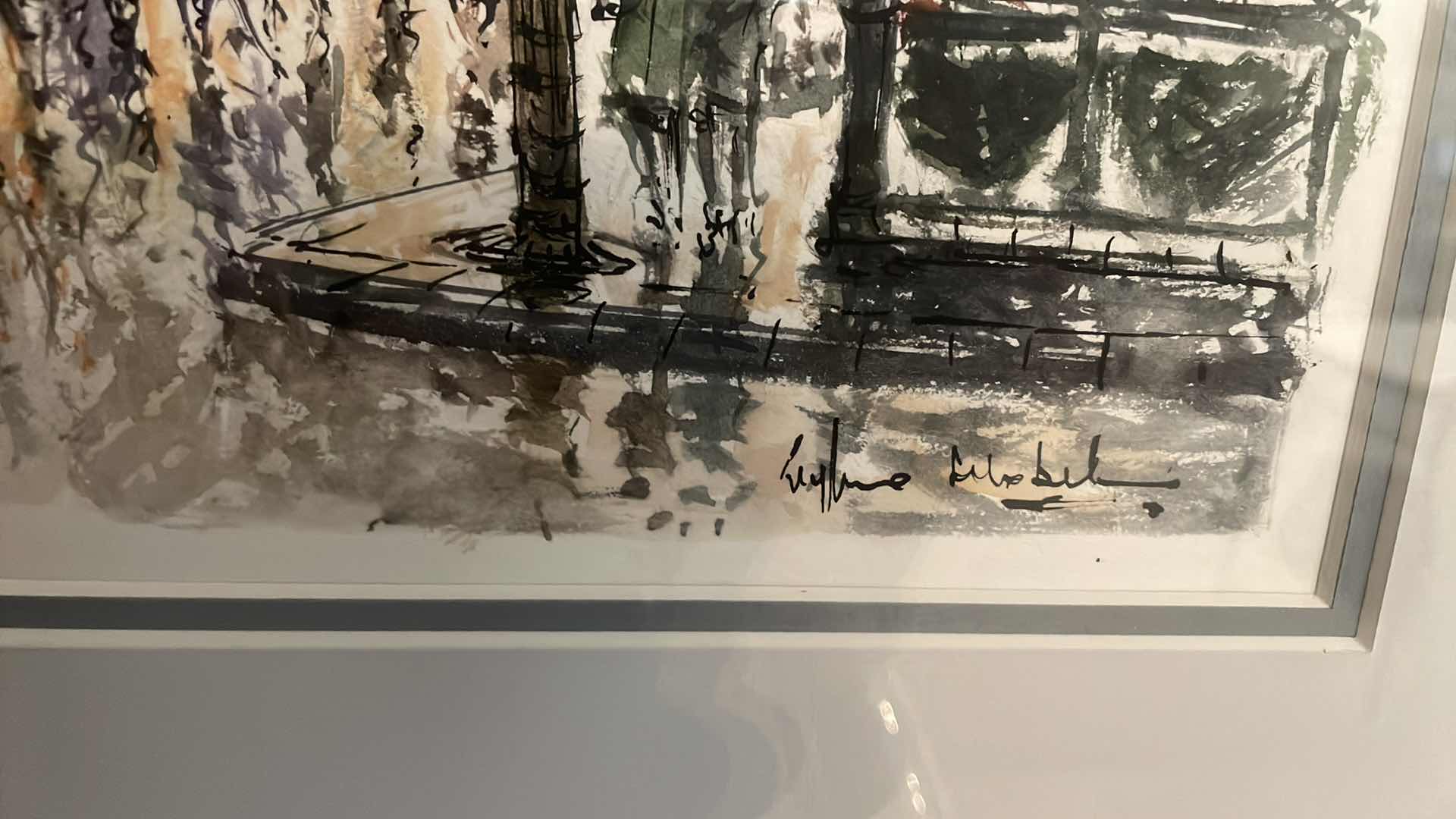 Photo 1 of FRAMED SIGNED MOULIN ROUGE ARTWORK  17" X 19"