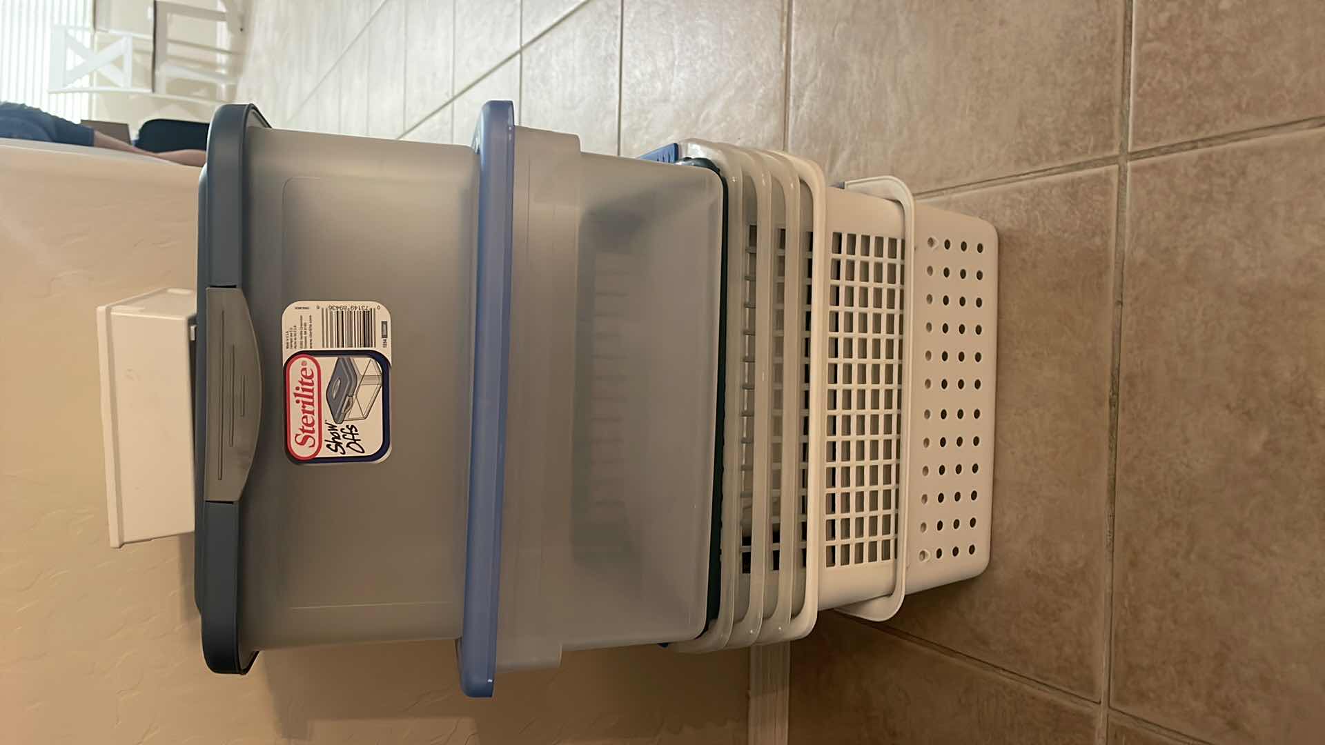 Photo 1 of PLASTIC STORAGE ITEMS