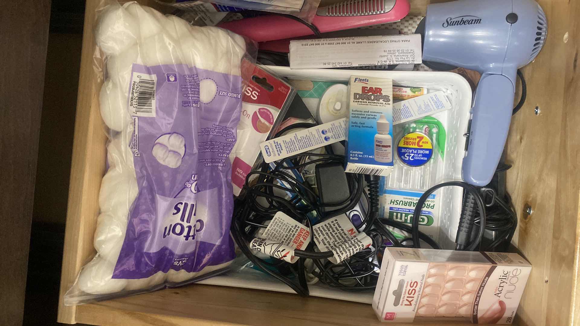 Photo 1 of CONTENTS OF 3 BATHROOM DRAWERS- POLISH HAIR CARE & MORE