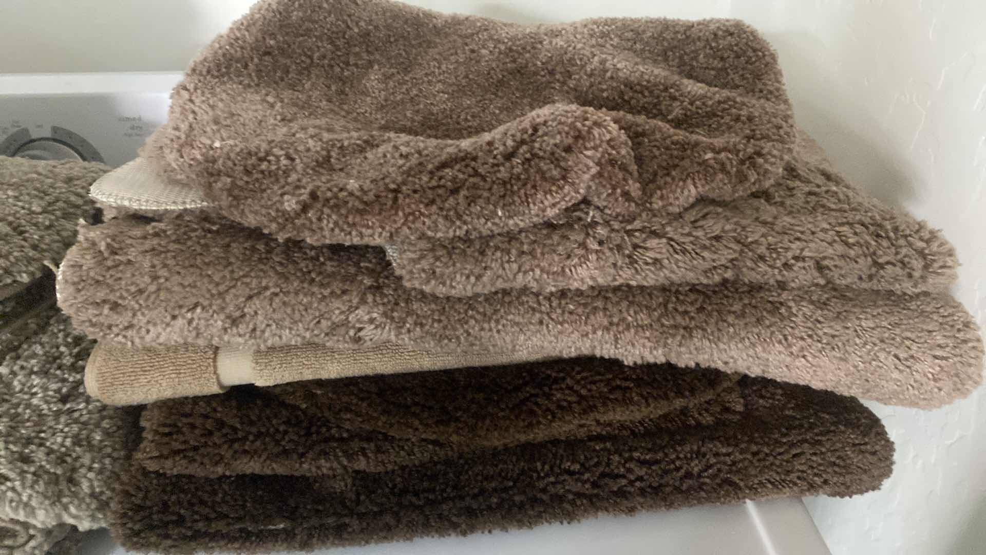 Photo 1 of 12-TAN & BROWN BATH RUGS