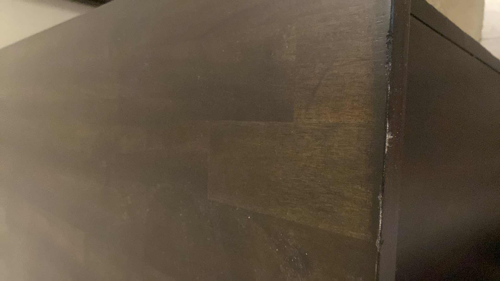 Photo 1 of DARK WOOD 9 DRAWER DRESSER  WITH DOVETAIL CONSTRUCTION 68“ x 18“ H40”