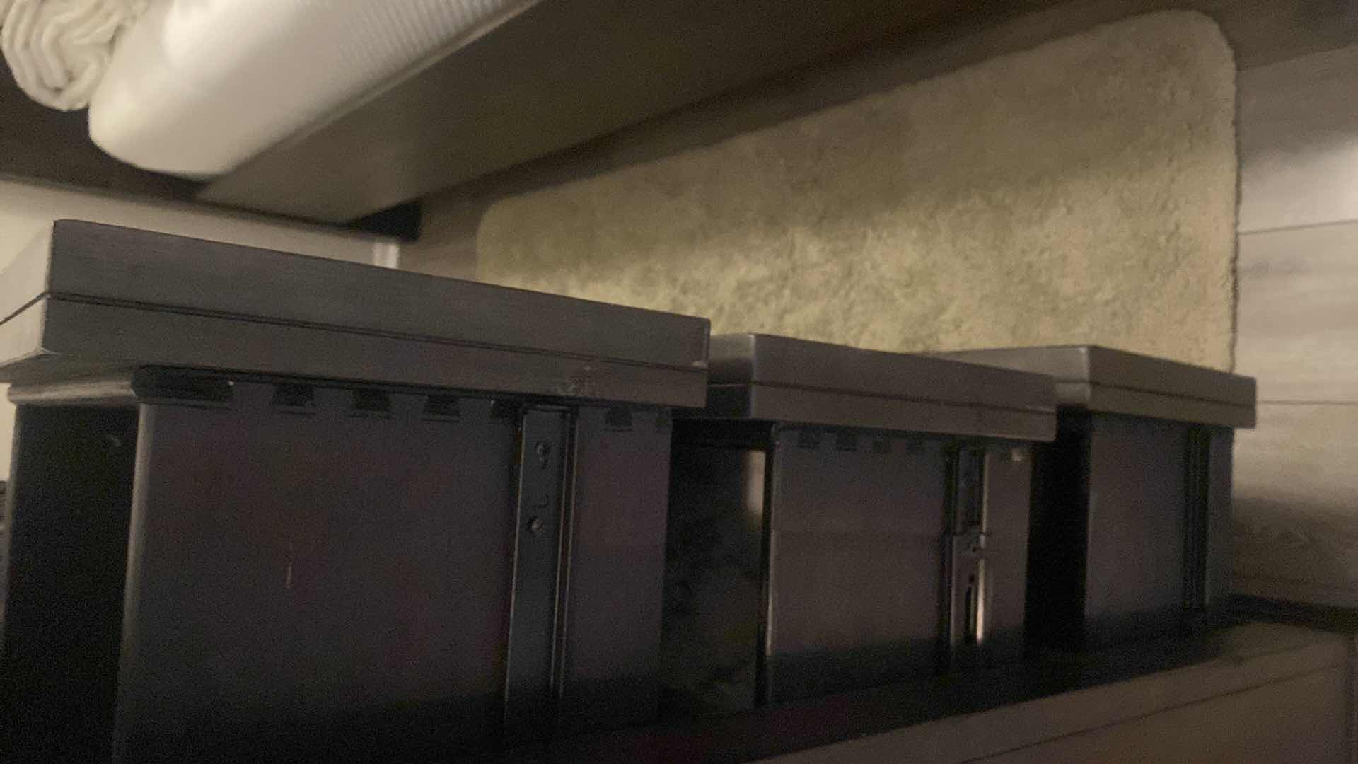 Photo 1 of DARK WOOD 9 DRAWER DRESSER  WITH DOVETAIL CONSTRUCTION 68“ x 18“ H40”