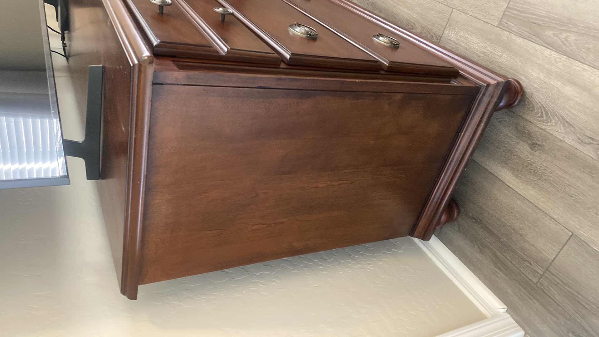 Photo 1 of WOOD TRADITIONAL 6 DRAWER DRESSER WITH DOVETAIL CONSTRUCTION 63” x 18 1/2” H34 1/2”